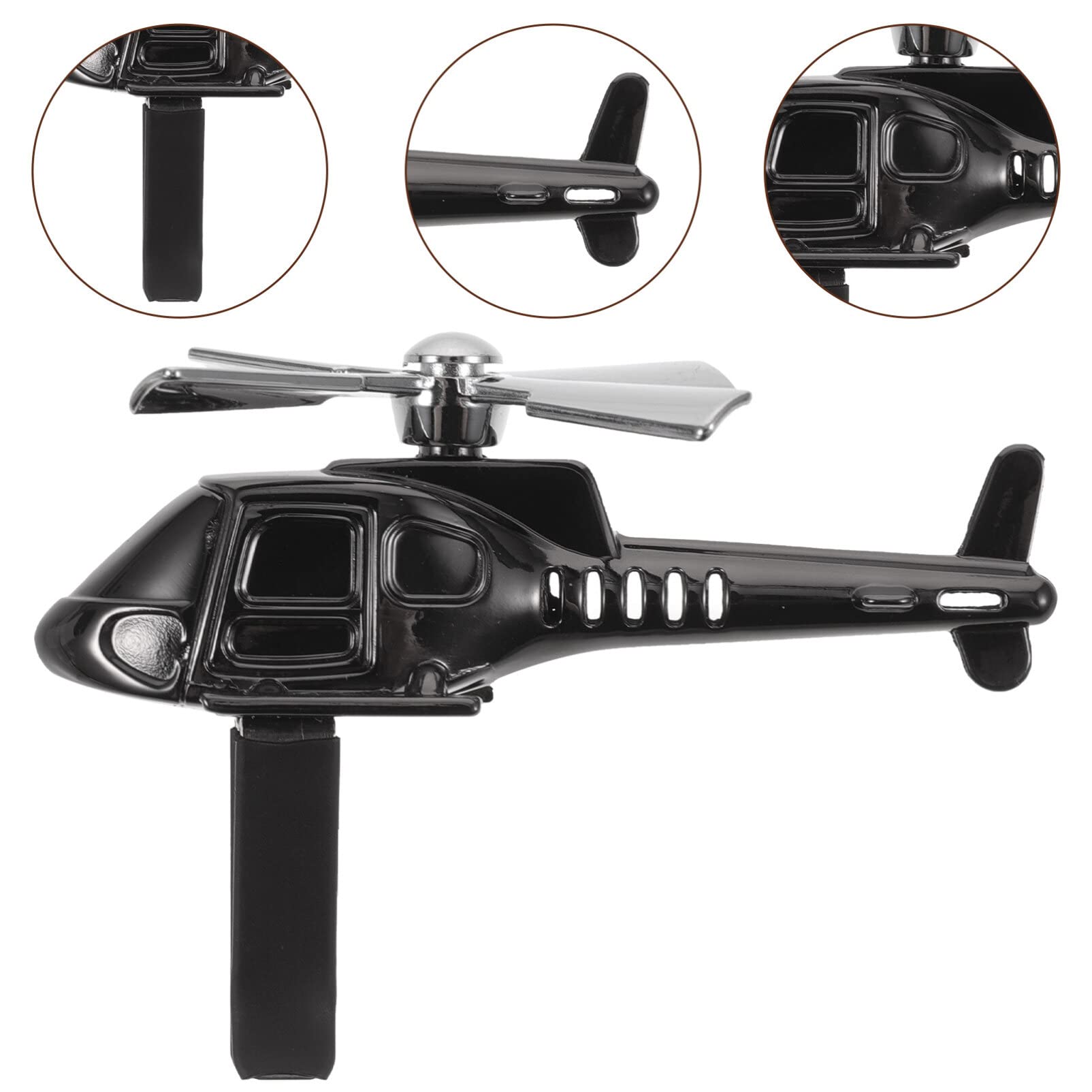 Car Air Freshener Helicopter Rotating Diffuser - Aroma Vent Clip for Car & Airplane Interior Decoration, Ideal for Long Drives & Travel