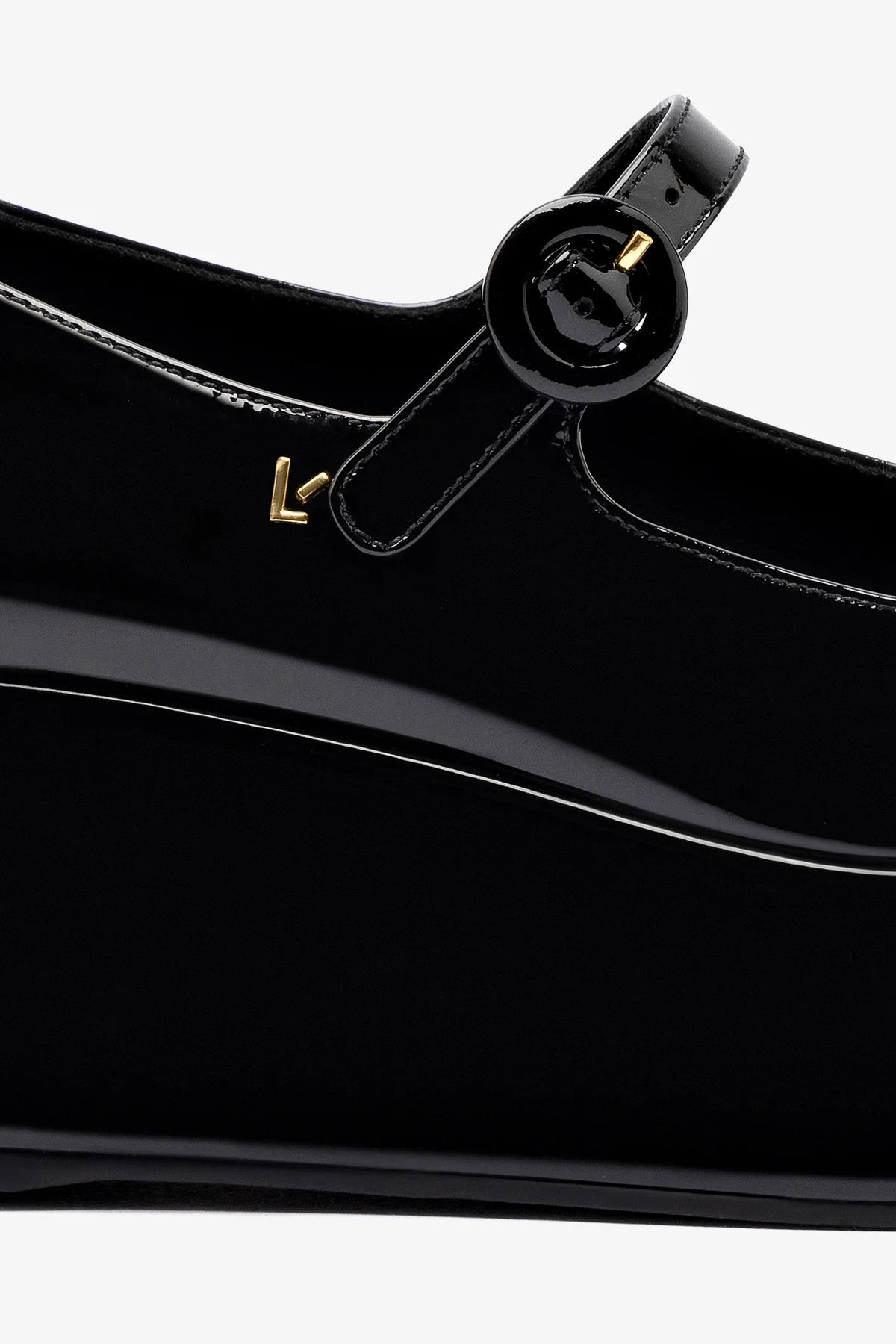 Blair Flatform Sandals in Black Patent Leather - Stylish & Comfortable Women's Shoes for Casual Outings, Work & Summer Wear