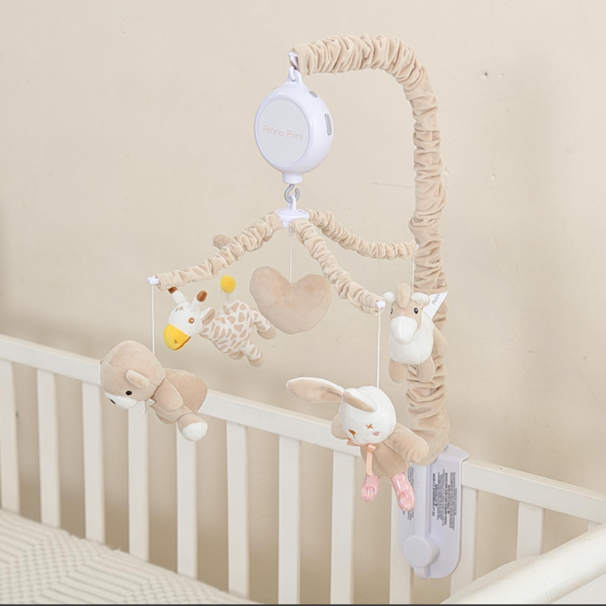 Best Unisex Musical Crib Mobile for Babies - Nursery Mobile with Detachable Toys & Secure Clip-On Design (Not for Pack n Play Playards) | Perfect for Newborn Gifts & Nursery Decor