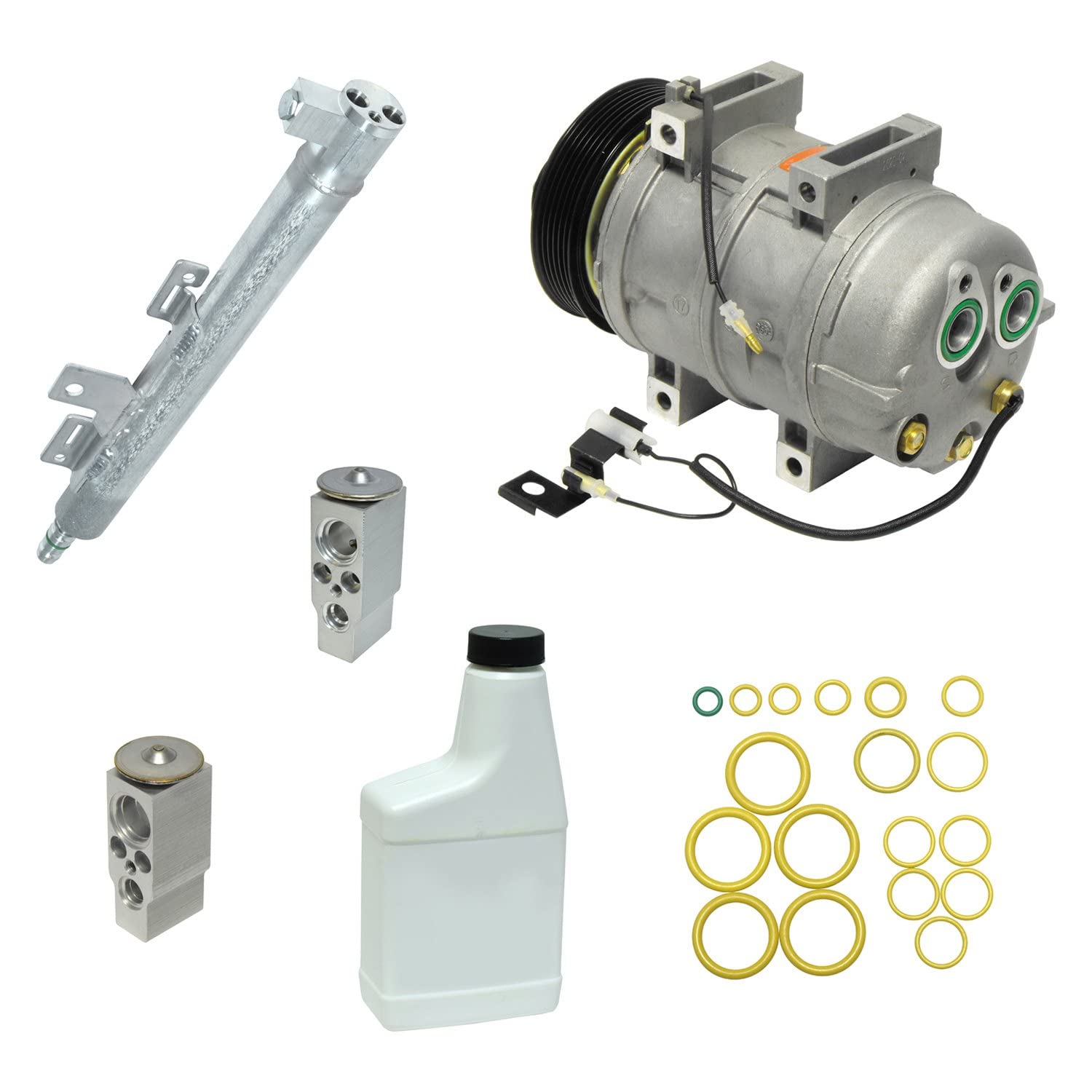 KT 2047 AC Compressor and Component Kit - High Performance Auto Air Conditioning Parts for Car & Truck Repair | Perfect for DIY Mechanics & Professional Technicians