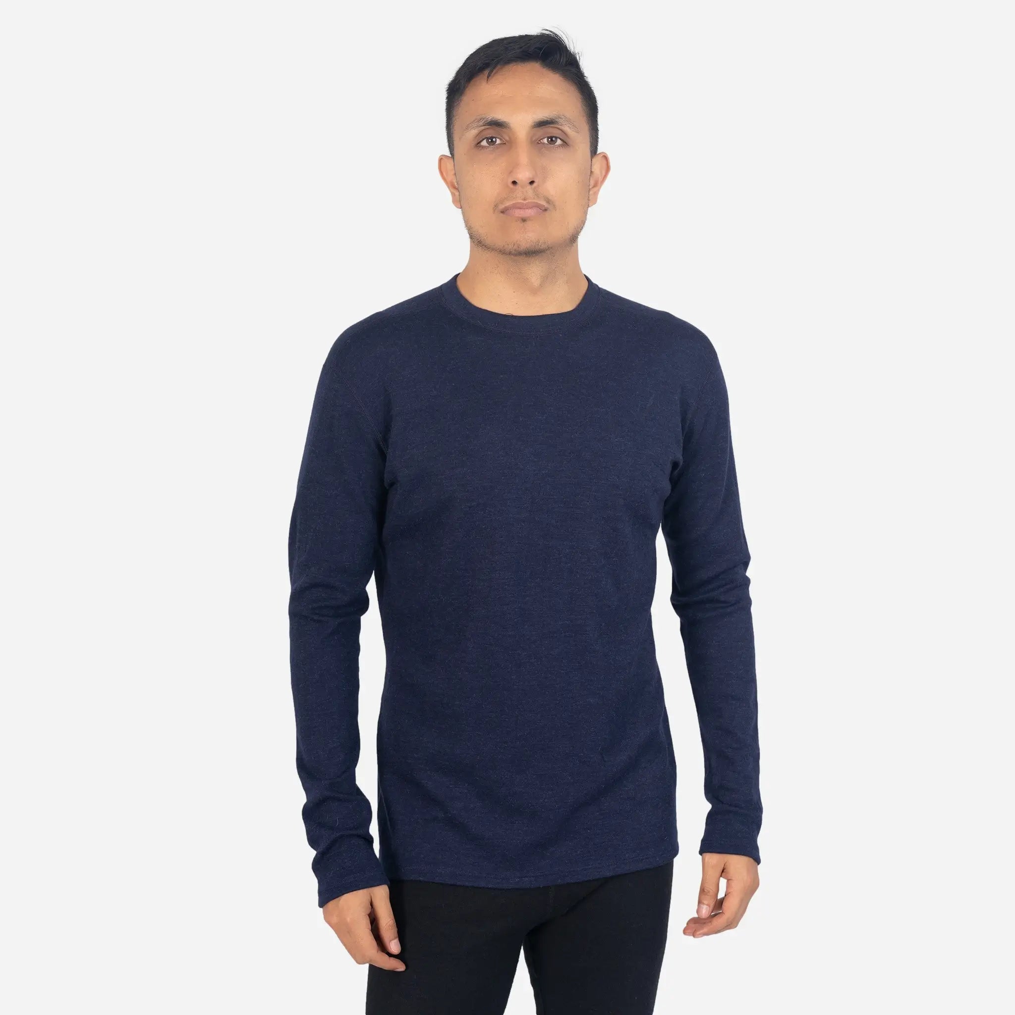 Premium Men's Alpaca Wool Sweater - 300 Lightweight Warm Winter Pullover for Outdoor Activities & Casual Wear