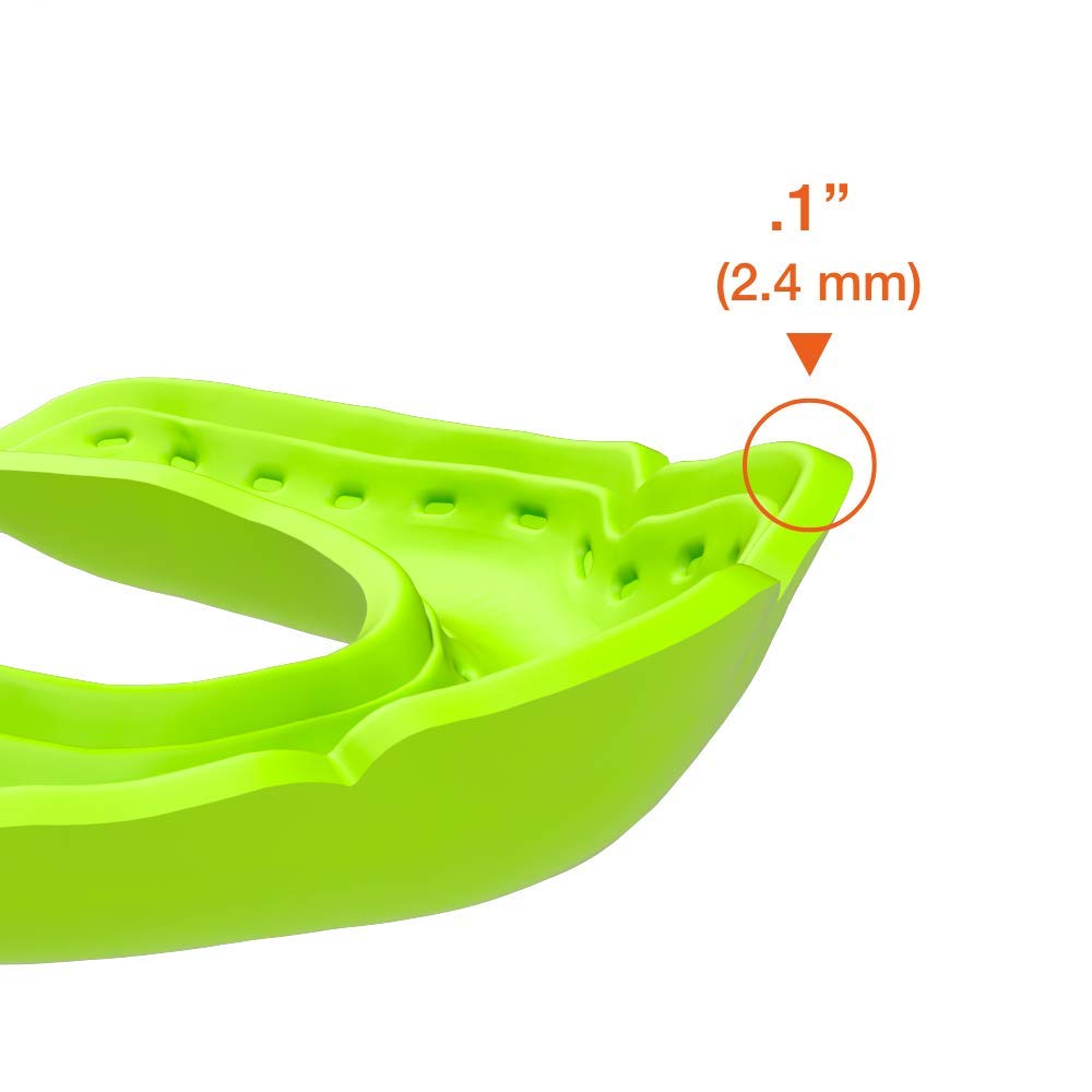 Shock Doctor 8700 Adult Ultra Microfit Mouthguard - Red - Best Protective Mouth Guard for Football, Boxing, MMA & Contact Sports