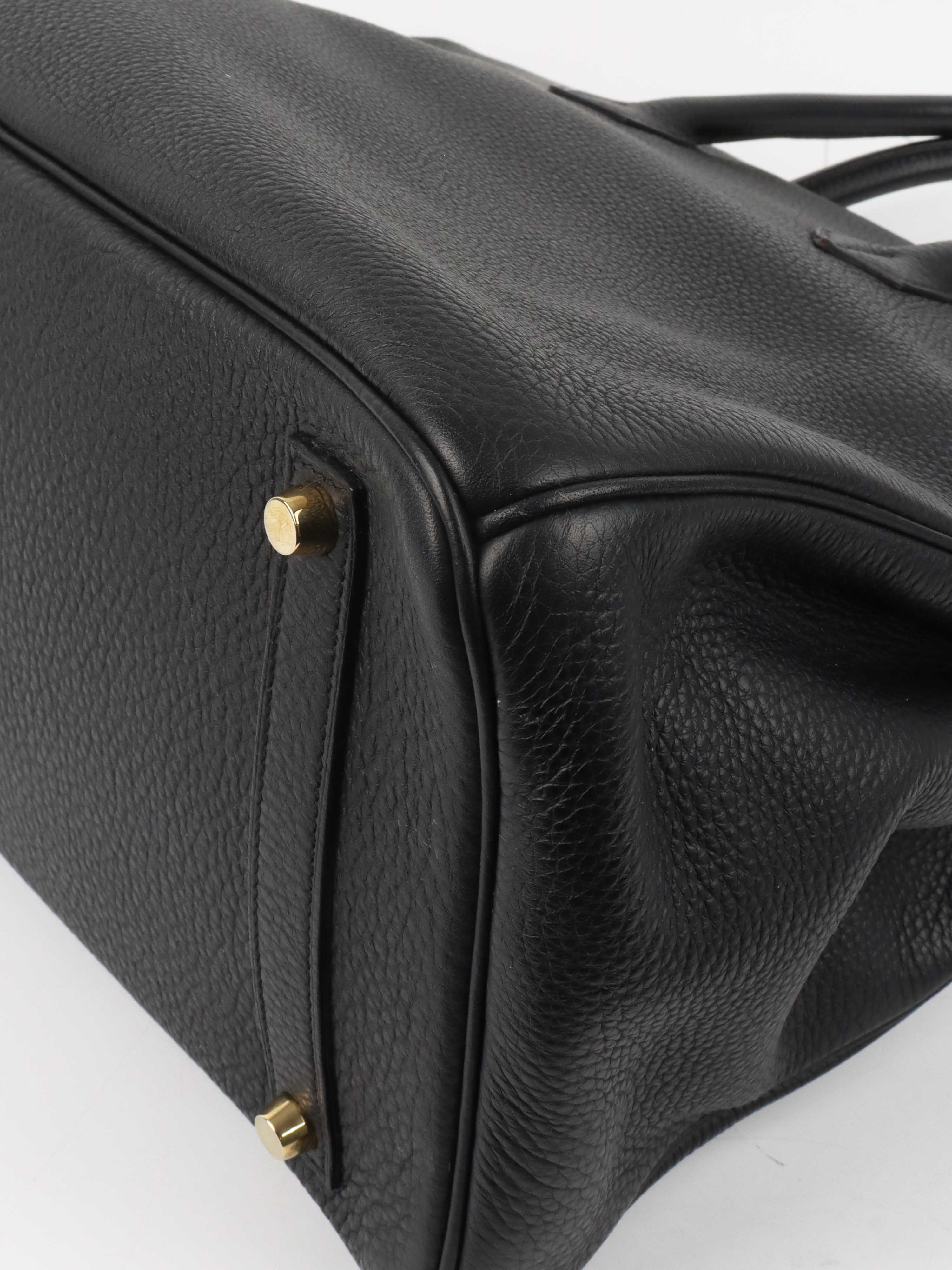 Authentic Hermes Birkin 35 Handbag in Noir Black with Gold Hardware (GHW) 2011 Collection - Luxury Tote Bag for Women, Perfect for Work, Travel & Special Occasions