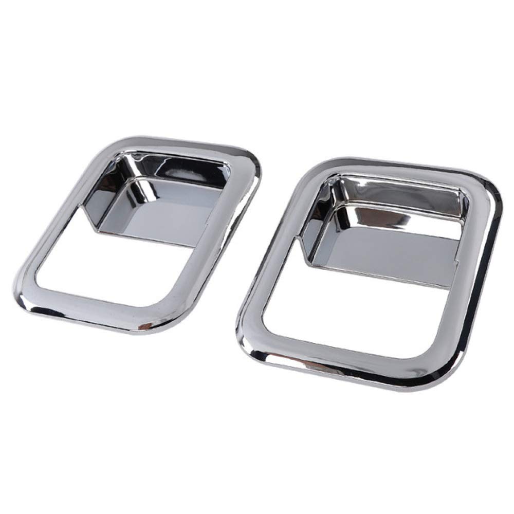 1997-2006 Jeep Wrangler TJ ABS Exterior Door Handle Bowl Trim Cover - Decorative Stickers & Styling Accessories for Car Customization (Perfect for Off-Roading & Jeep Enthusiasts)