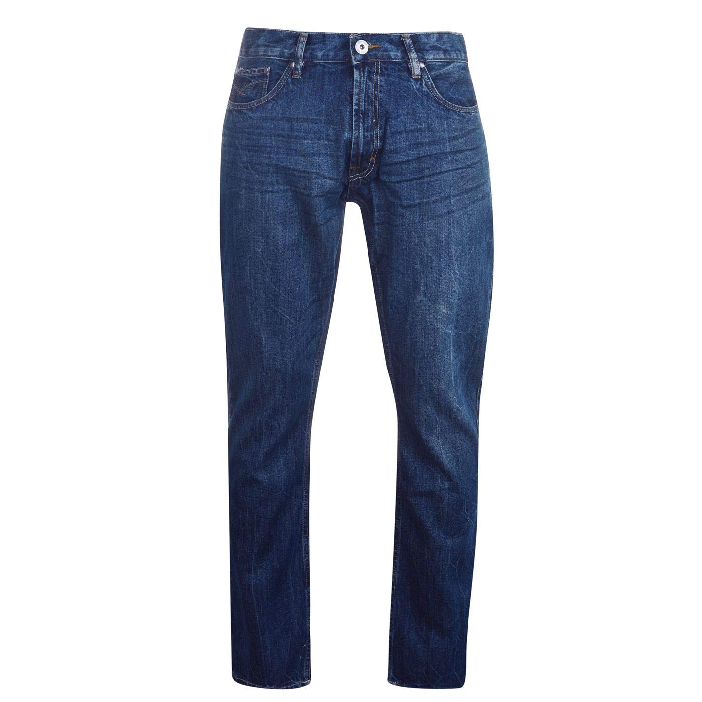 Firetrap Men's Tokyo Slim Fit Stretch Denim Jeans - Comfortable & Stylish for Casual Wear, Work, and Night Out