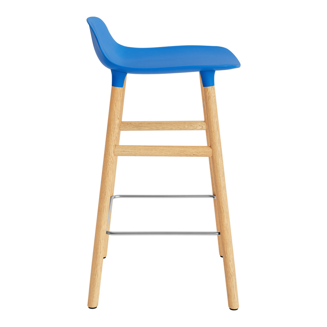 Modern Wooden Counter Stool with Sturdy Wood Legs - Perfect for Kitchen Islands, Bars, and Breakfast Nooks