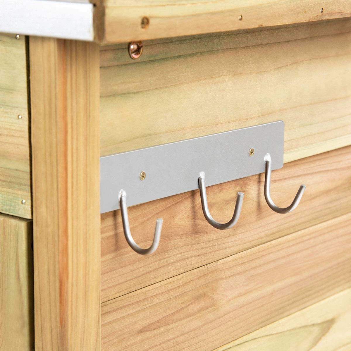 Premium Outdoor Garden Wooden Potting Bench with Storage Shelf - Heavy Duty Workstation for Planting, Gardening & DIY Projects - Perfect for Backyard, Patio & Greenhouse Use