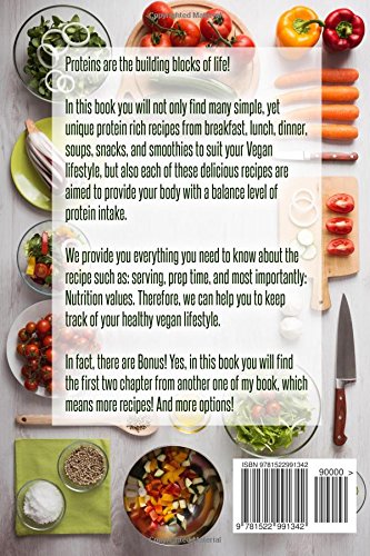 Vegan High Protein Cookbook: 50 Delicious Plant-Based Recipes for Muscle Building & Weight Loss | Perfect for Athletes & Healthy Lifestyle
