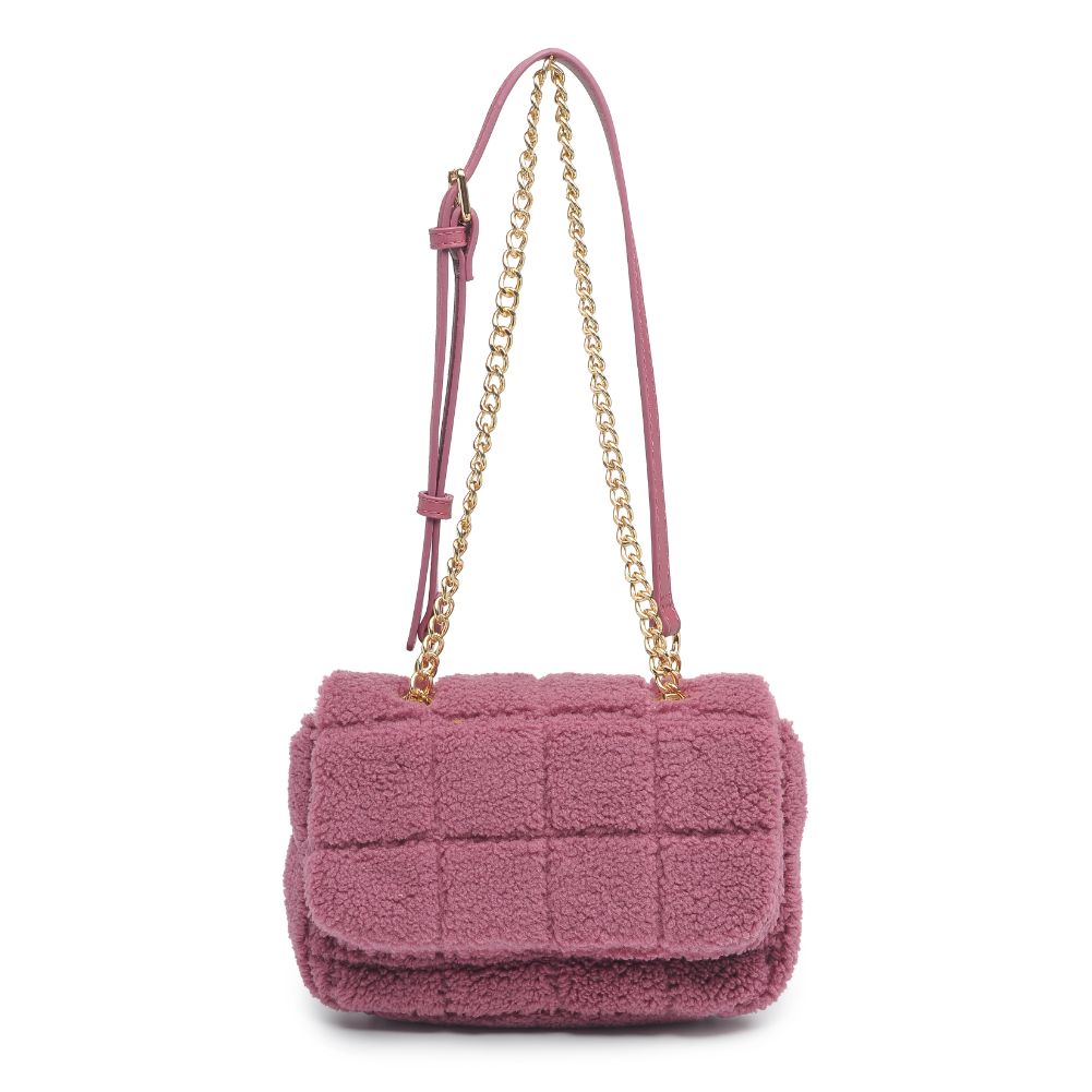 Ryeland Sherpa Crossbody Bag for Women - Soft Fleece Shoulder Purse with Adjustable Strap, Perfect for Travel, Shopping & Daily Use