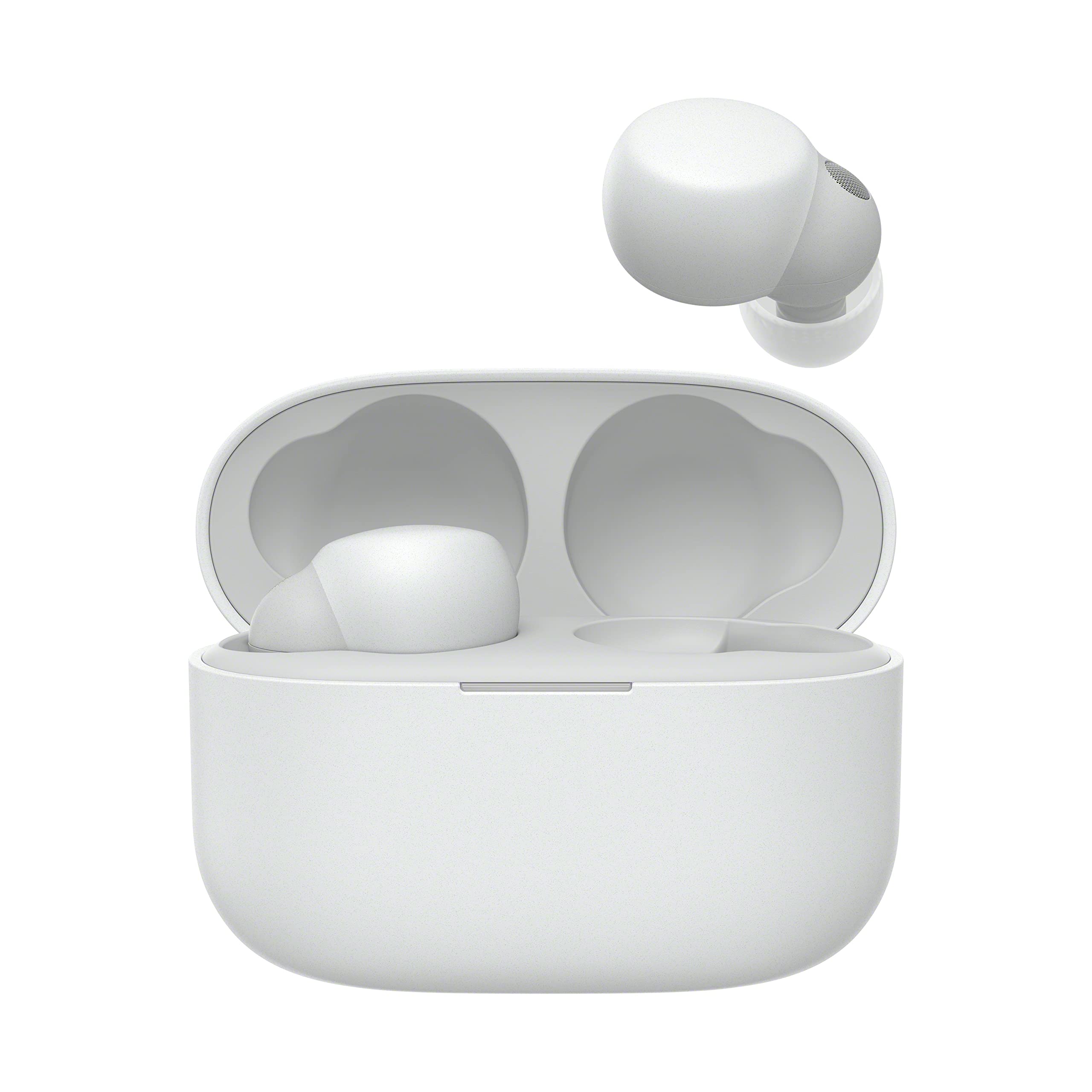 Sony LinkBuds S Truly Wireless Noise Canceling Earbuds with Alexa Built-in, Bluetooth 5.2 Headphones for iPhone & Android - Crystal Clear Sound, Comfort Fit - Perfect for Workouts, Commuting & Travel (White)