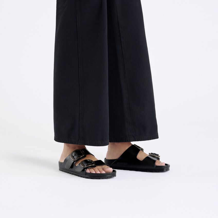 Birkenstock Arizona Big Buckle EVA Sandals - Black | Comfortable & Lightweight for Women | Perfect for Beach, Pool & Summer Outfits