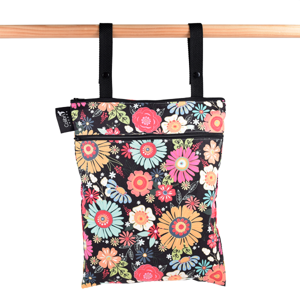 Colibri Double Duty Wet Bag - Reusable Waterproof Pouch for Swimsuits, Diapers & Gym Clothes | Perfect for Beach, Pool & Travel Accessories