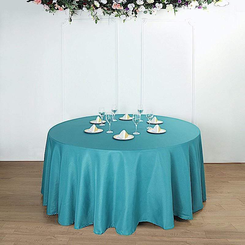 108 Polyester Round Tablecloth for Wedding, Party & Events - Elegant & Durable Table Linens for Dining, Banquet & Home Decor