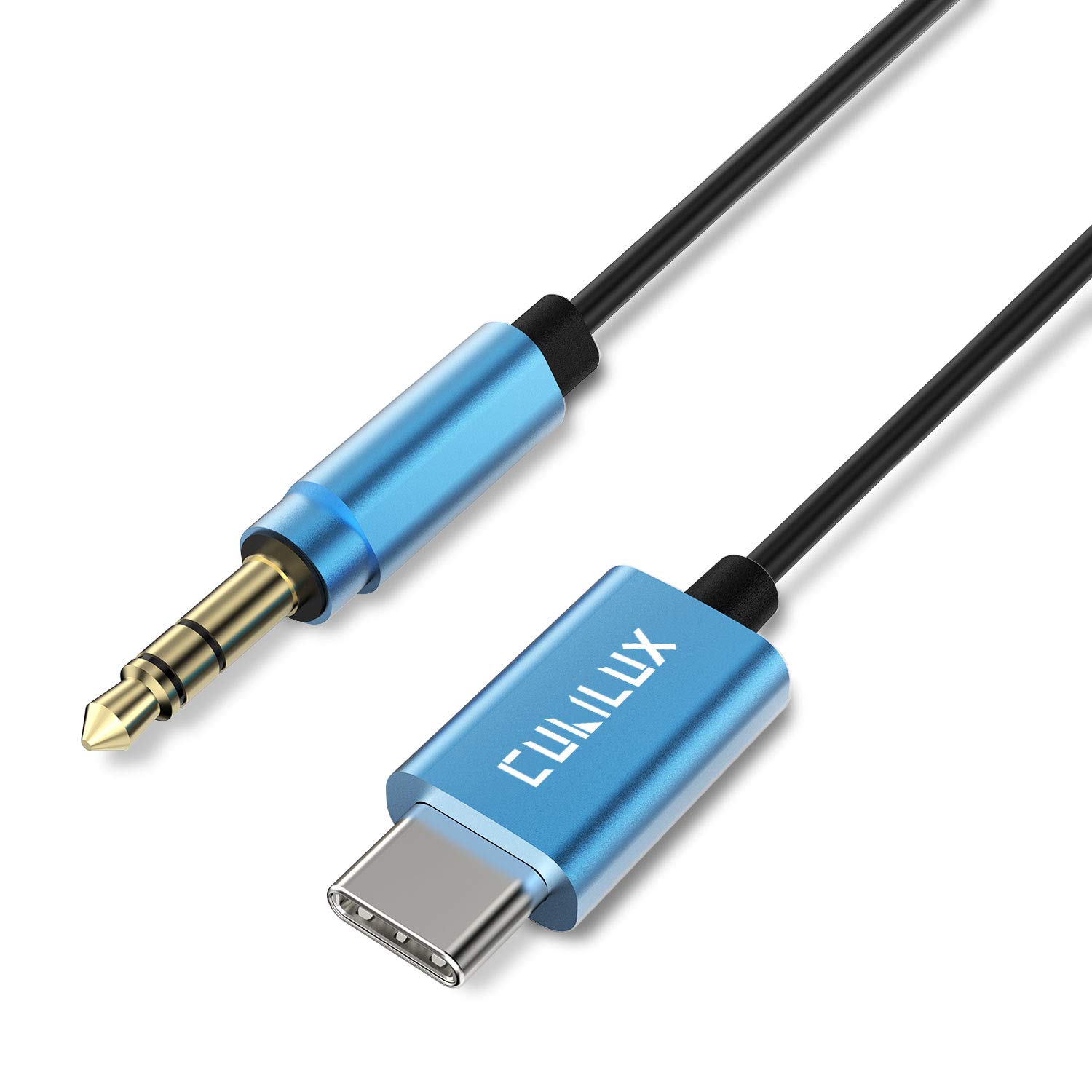 Cubilux 2 Feet Short USB C to 3.5mm Audio Cable with DAC - Compatible with Samsung S22/S21/S20/Note 20/10, iPad Pro/Air 5/4/Mini 6, Pixel 6a/6 Pro/5 & More - Type C to 1/8
