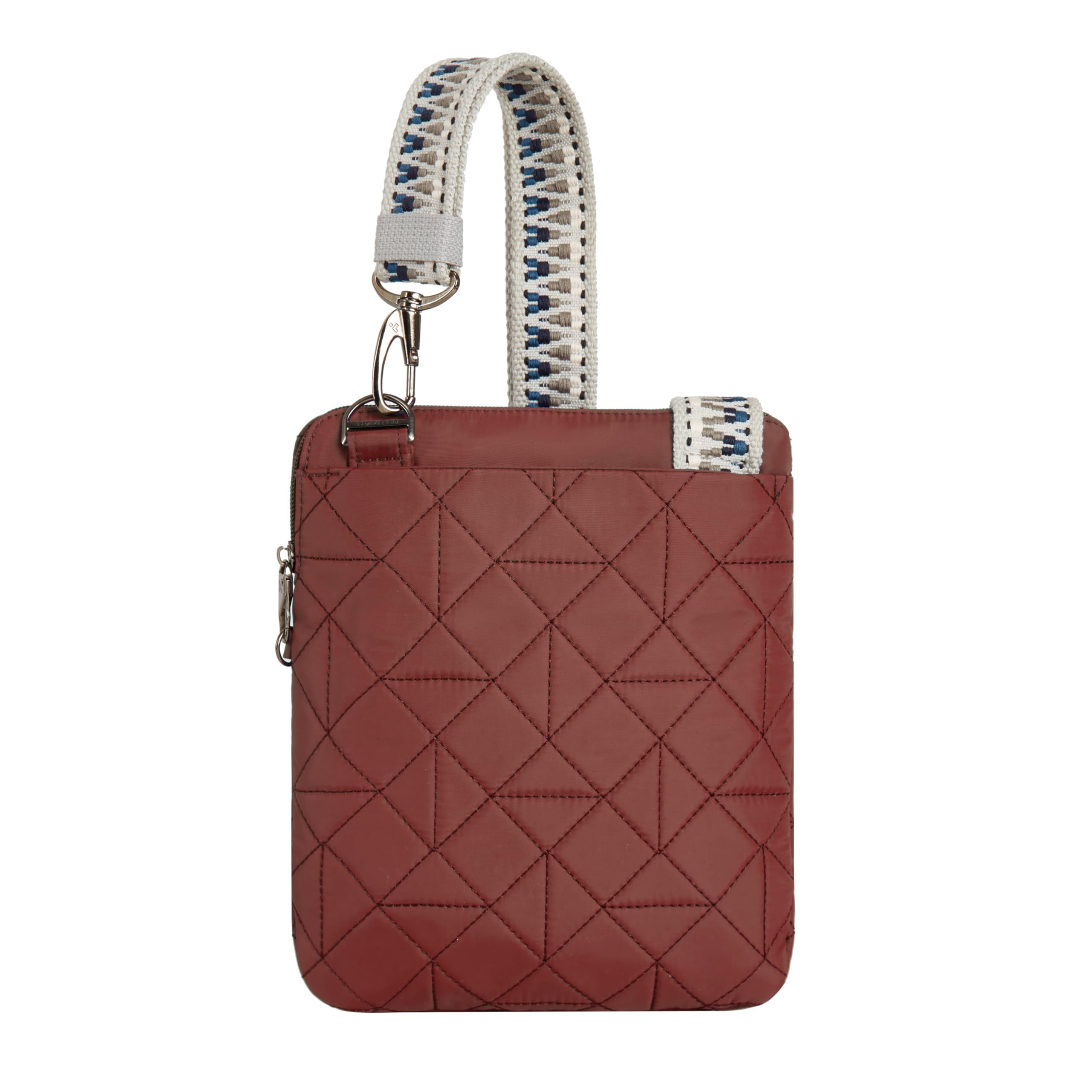 Travelon Anti-Theft Boho Slim Crossbody Bag for Women - Secure RFID Blocking Purse with Adjustable Strap - Perfect for Travel, Commuting & Everyday Use