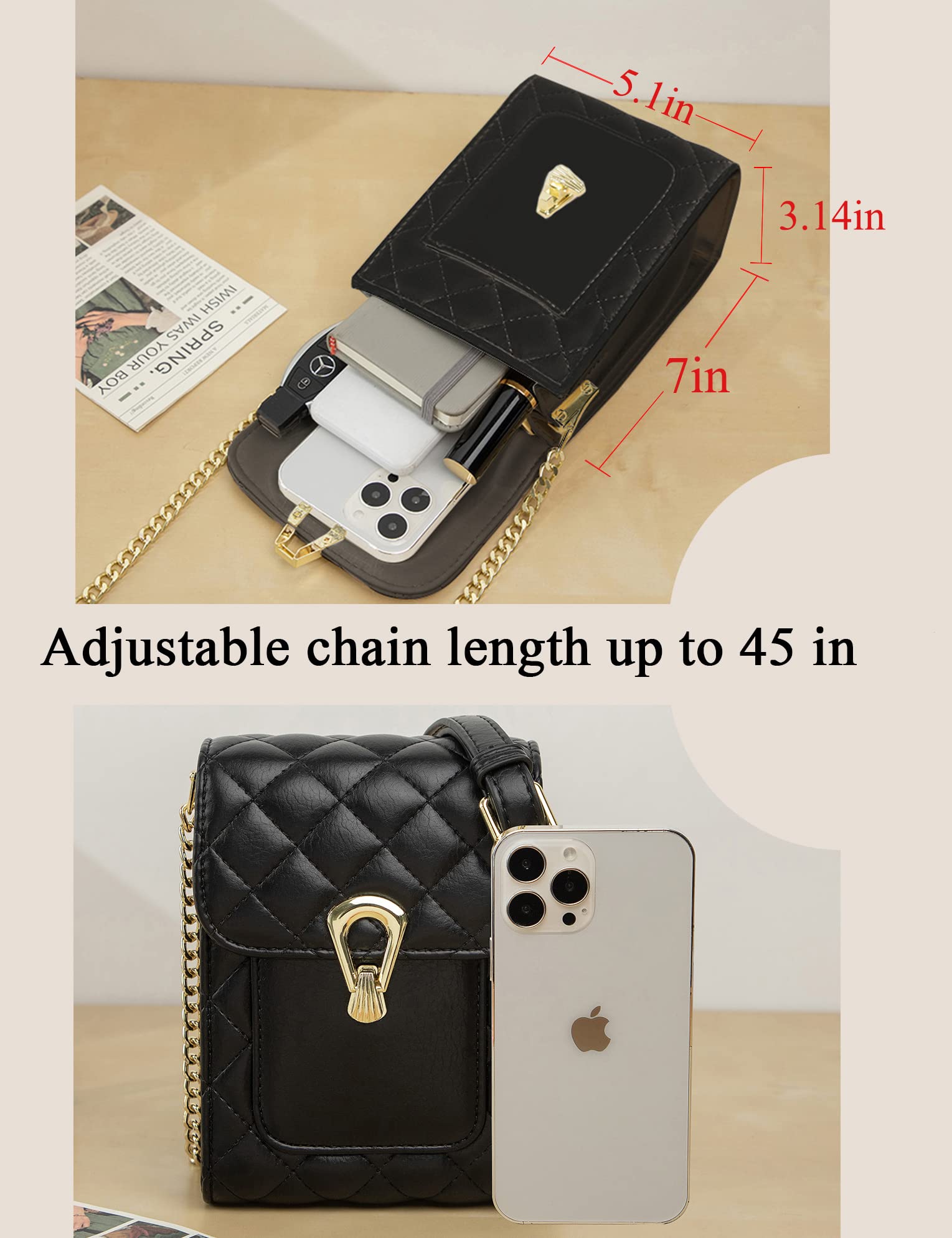 Trendy Women's Crossbody Bags - Fashion Shoulder Purse & Clutch for Daily Use, Work, Travel & Gift Giving