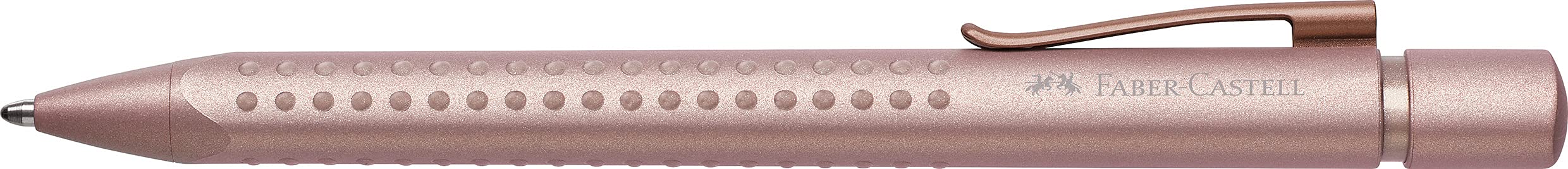 Faber-Castell Grip Edition XB Ballpoint Pen - Rose Copper Premium Writing Pen for Office, School & Gift Giving - Smooth Writing Experience for Notes, Journaling & Professional Use