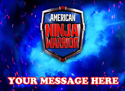 American Ninja Warrior Edible Cake Topper - Custom Icing Image for 1/4 Sheet Cakes & Larger | Perfect for Birthday Parties, Sports Events & Ninja-Themed Celebrations
