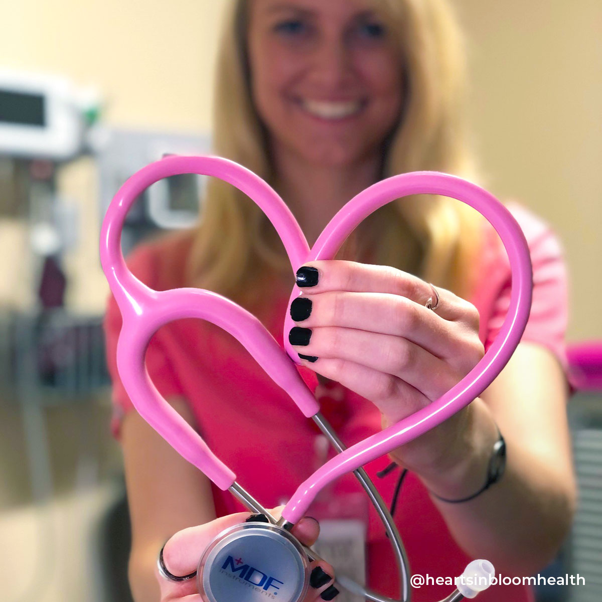 MD One® Adult Stethoscope - Professional Dual Head Stethoscope for Nurses & Doctors, Lightweight & High Acoustic Sensitivity, Pink - Perfect for Medical Exams, Clinics & Home Health Monitoring