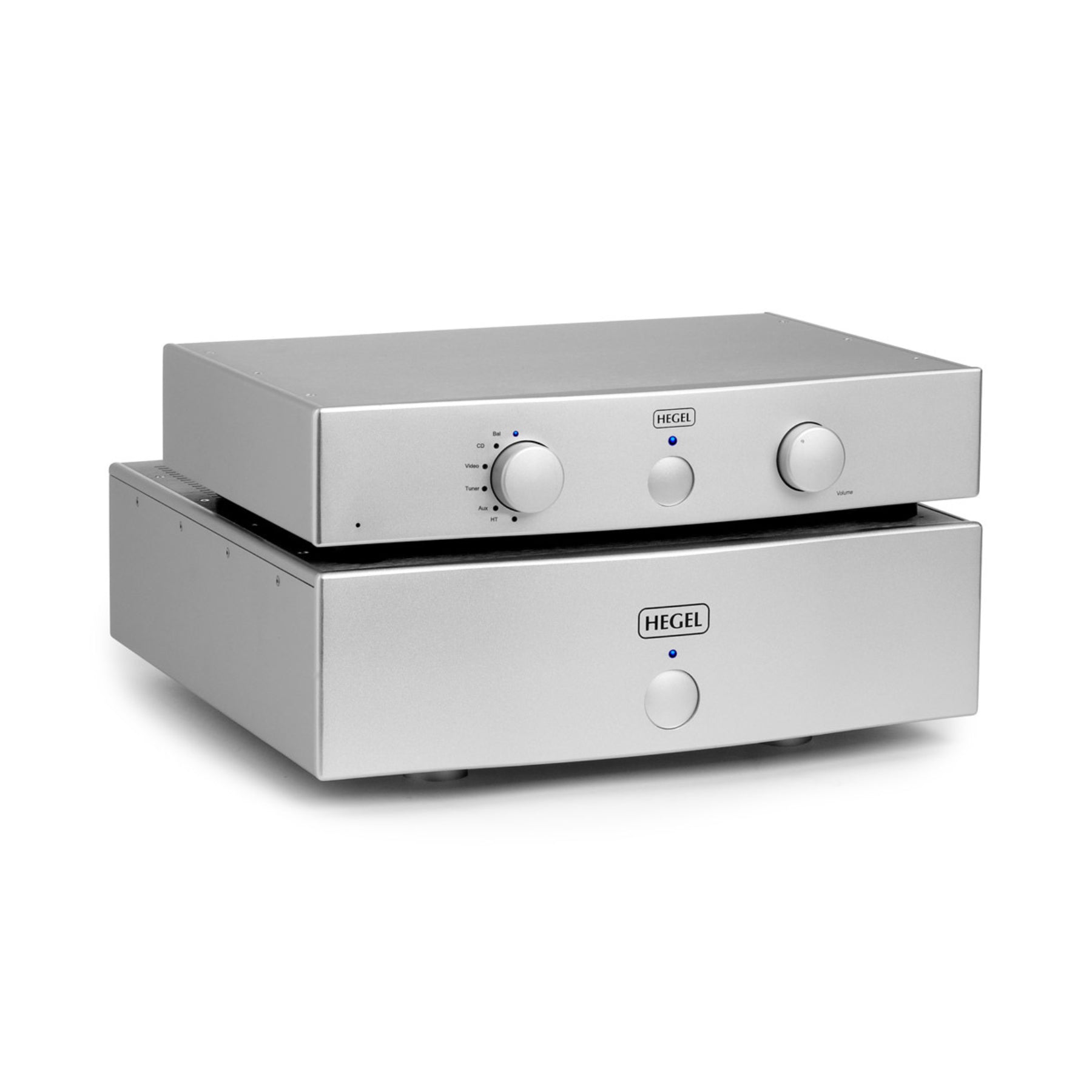 Hegel H20 High-End Silver Power Amplifier - Open Box Discount | Perfect for Home Theater & Audiophile Sound Systems