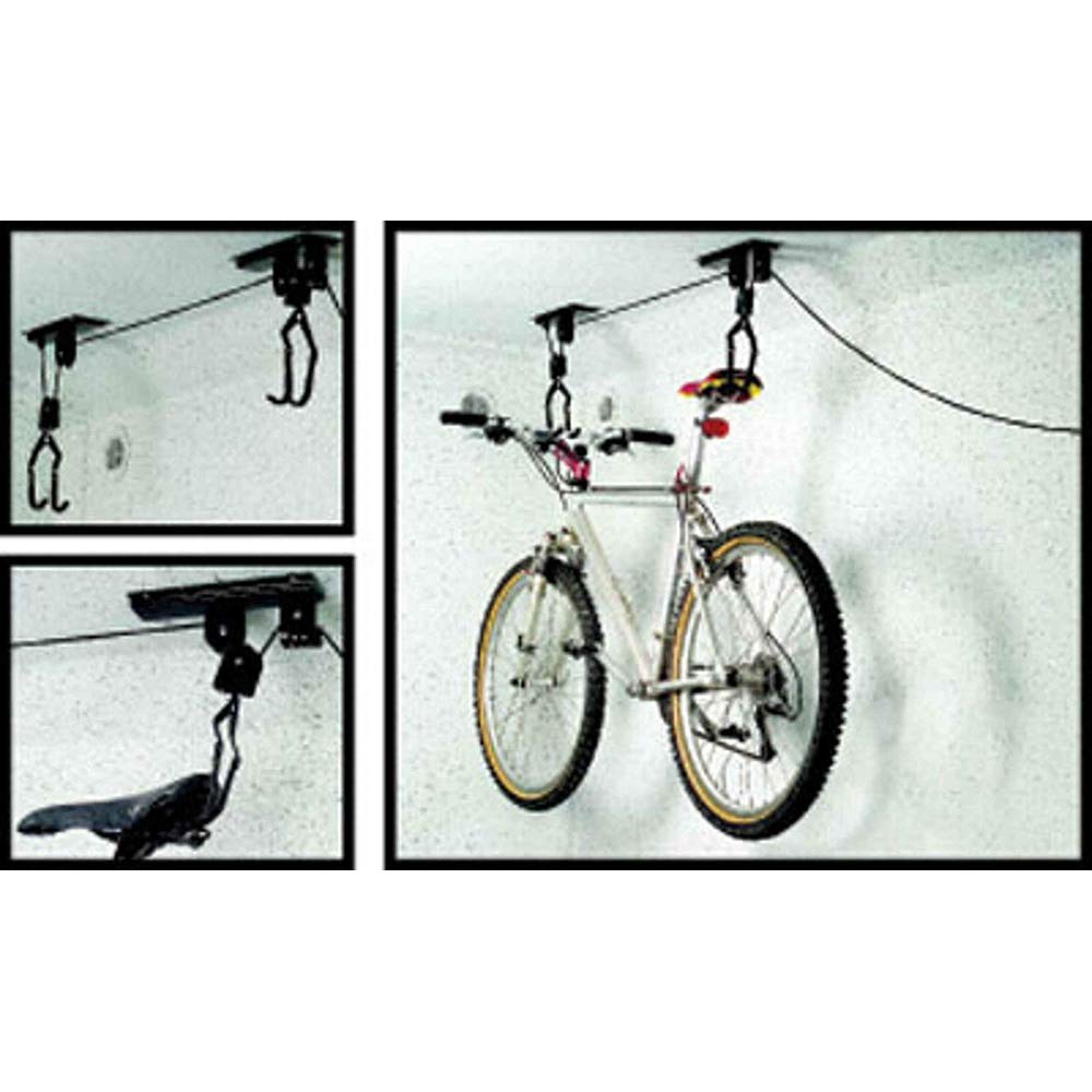 Sunlite Storage Hoist - Heavy Duty Garage Ceiling Storage Lift System for Bikes, Kayaks & Seasonal Items | Perfect for Home, Garage & Outdoor Organization