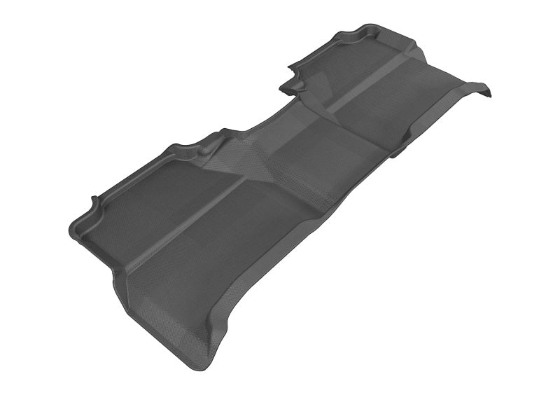 3D MAXpider Custom Fit Floor Mats for 2005-2019 Nissan Frontier Crew Cab | Kagu 2nd Row All-Weather Protection | Black Car Mats for Trucks & SUVs | Perfect for Off-Roading, Camping & Daily Commute