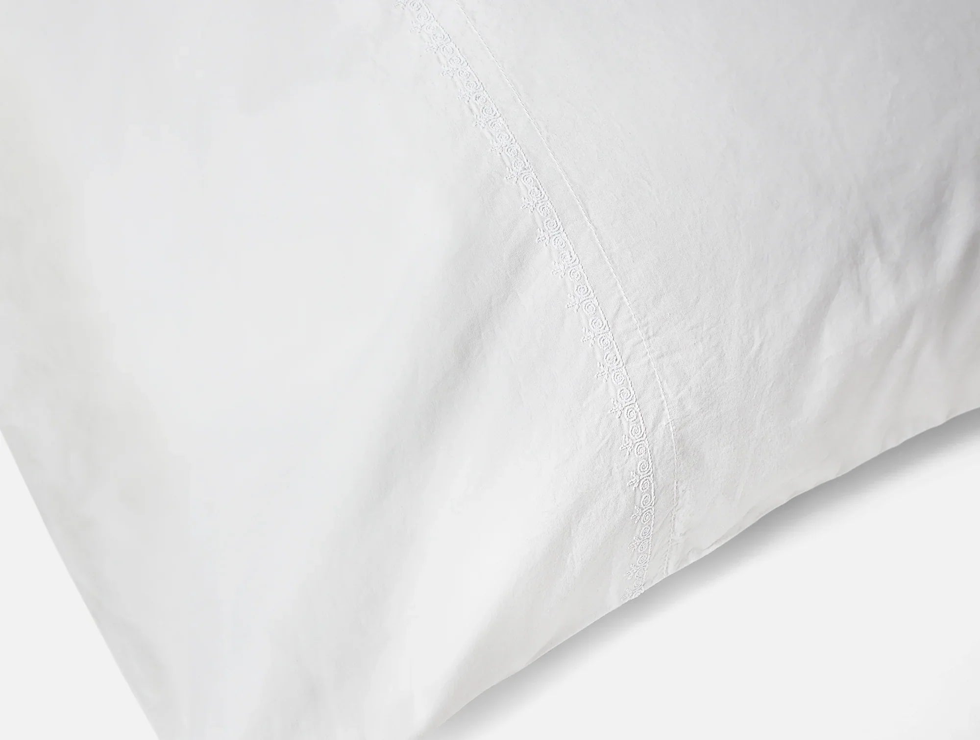 Premium Organic Percale Sheet Set with Elegant Floret Embroidery - Ultra Soft & Breathable Bedding for Luxury Hotels & Master Bedrooms