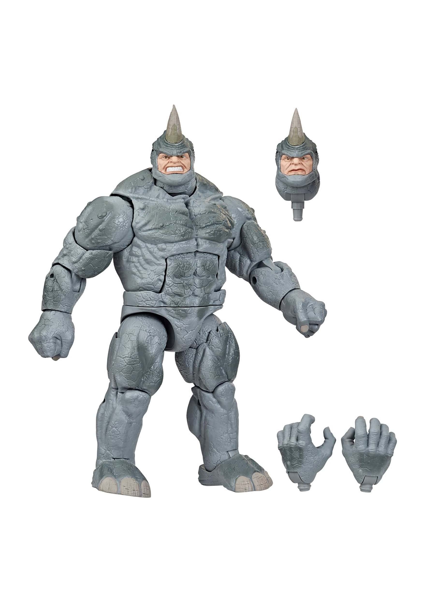 Spider-Man Marvel Legends Series 6-inch Rhino Retro Action Figure Toy with 3 Accessories | Collectible Marvel Superhero Figure for Display & Play | Perfect Gift for Marvel Fans & Collectors
