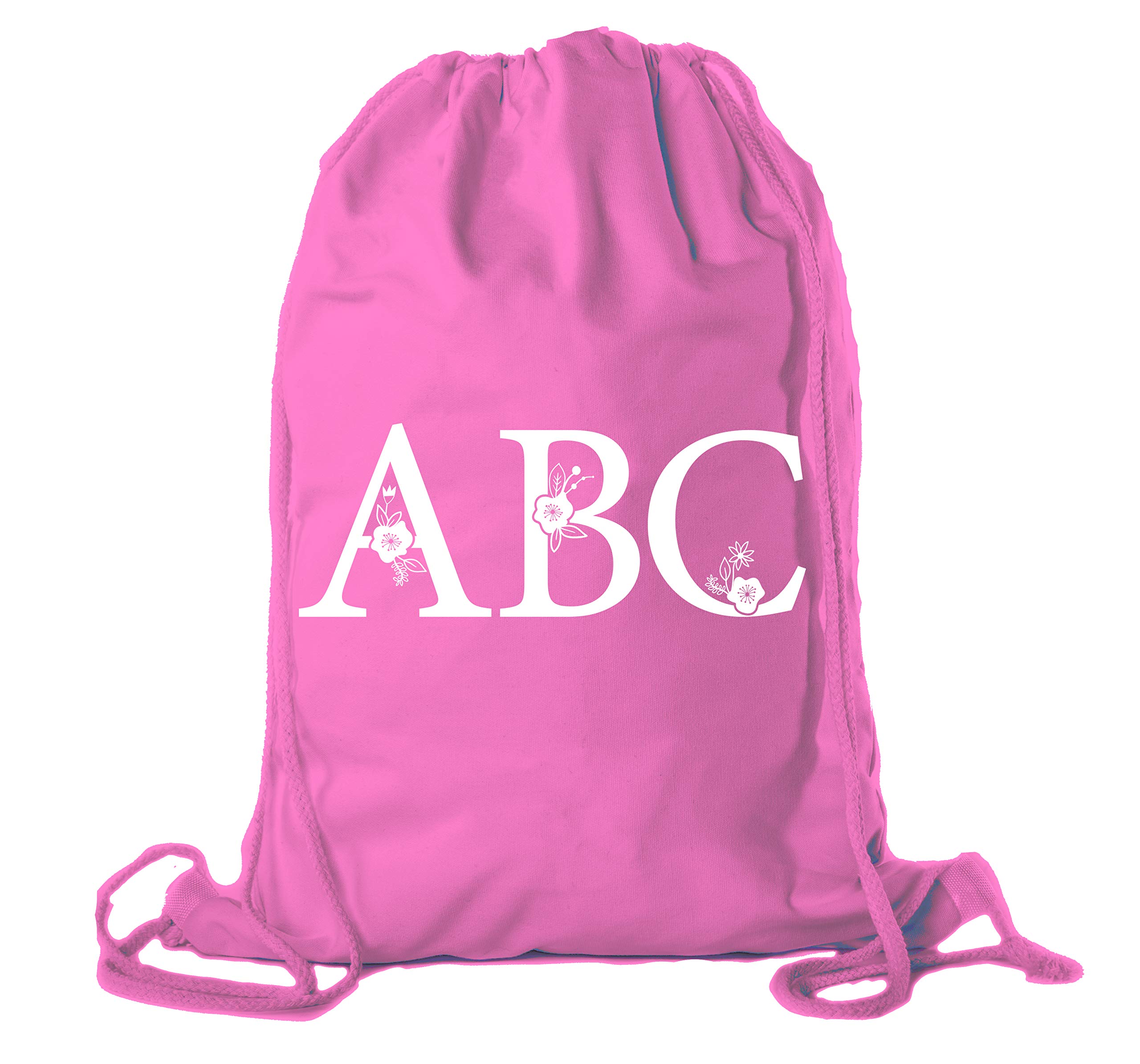 Custom Monogram Drawstring Bags Bulk Pack - Personalized Cinch Backpacks for School, Gym & Travel - Reusable Promotional Gift Bags for Events & Sports Teams