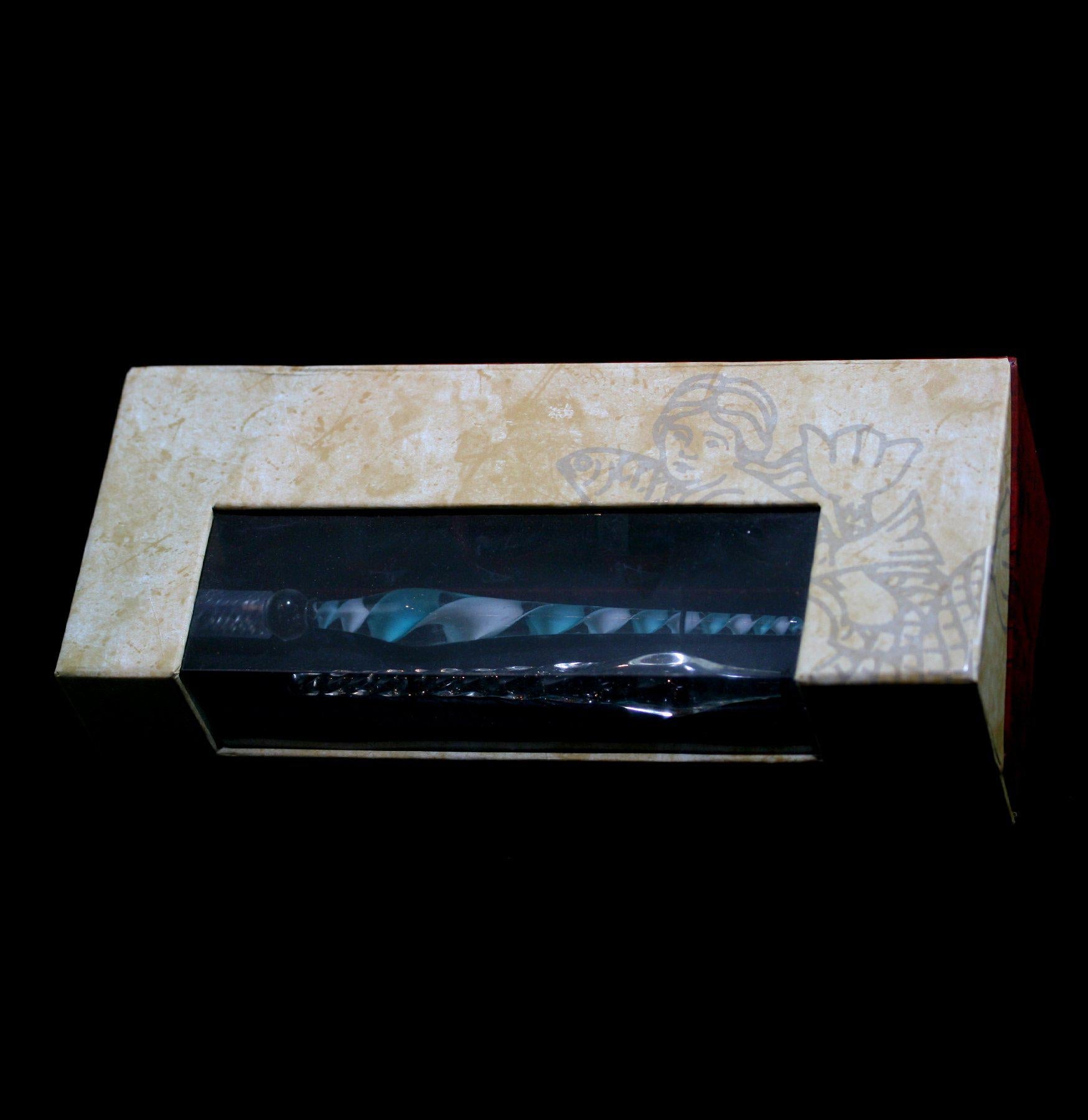 Premium Glass Dip Pens Set with Ink Palette - Perfect for Calligraphy, Drawing & Watercolor Art - Ideal Gift for Artists & Writers