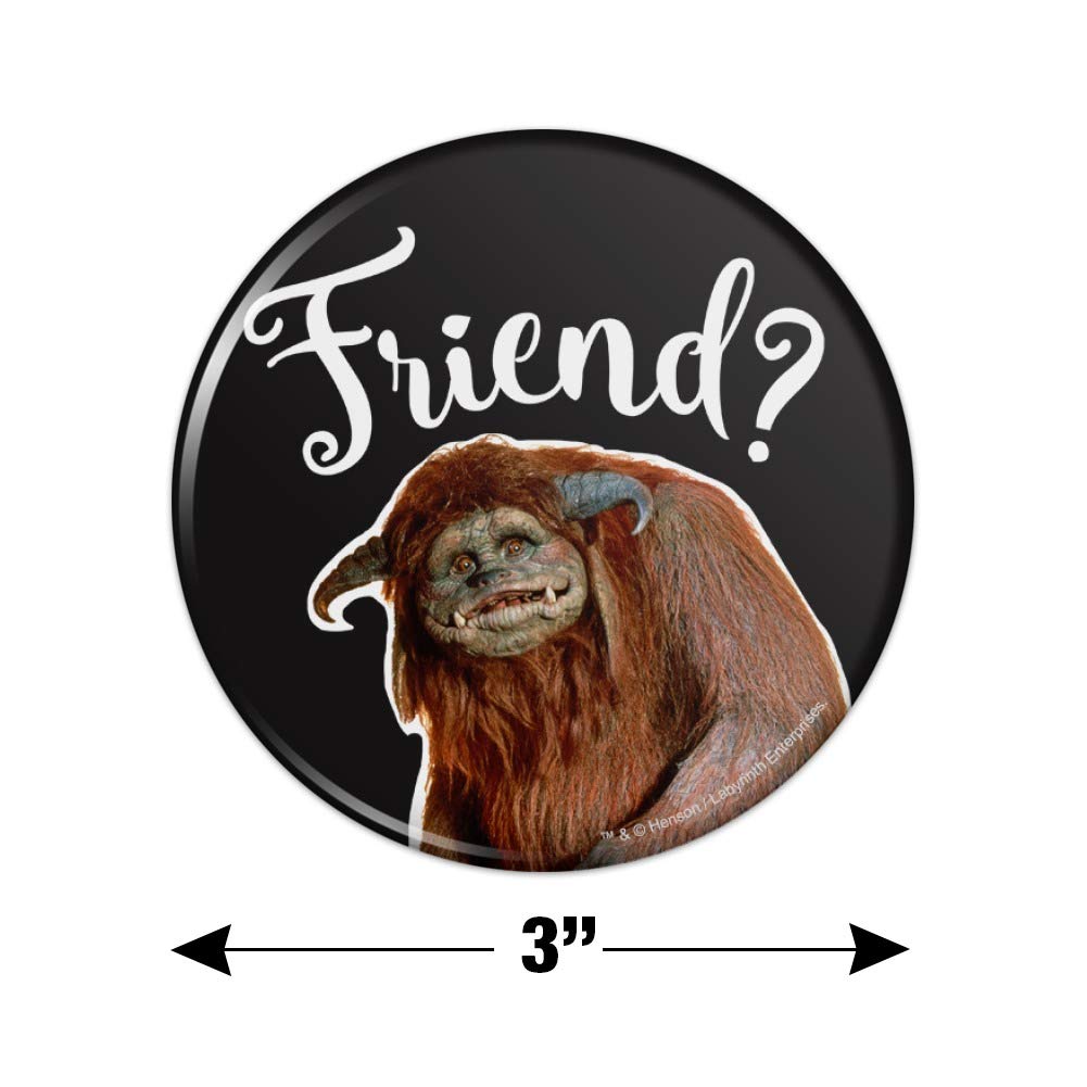 Funny Ludo The Labyrinth Kitchen Fridge Magnet - Cute Button Magnets for Refrigerator, Locker & Office - Perfect for Decorating Kitchen, Dorm Room & Workspace