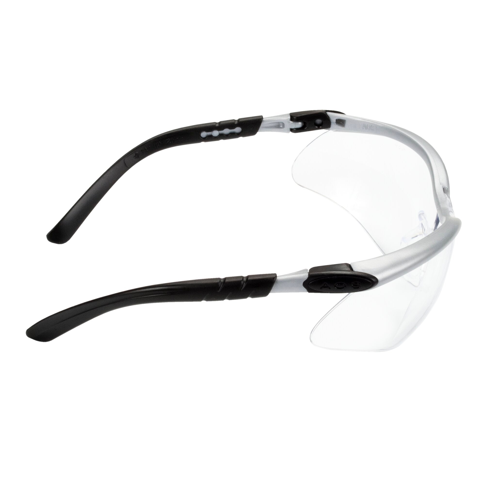 3M BX Protective Eyewear 11380 - Clear Anti-Fog Safety Glasses with Silver/Black Frame - ANSI Z87.1 Certified for Workplace, Construction & DIY Projects