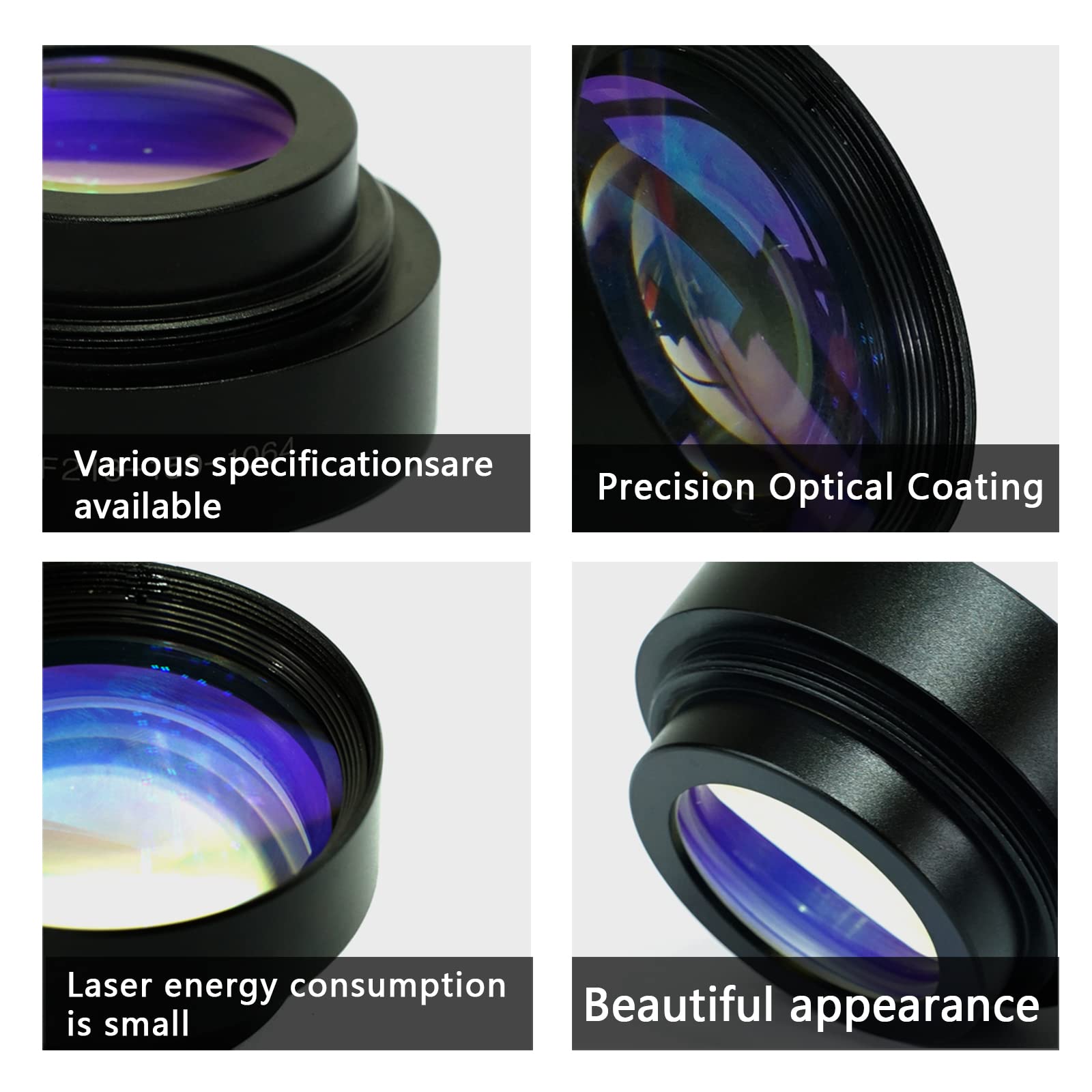 ComMarker 300x300mm F-Theta Scan Lens for 1064nm Fiber Laser Engraving Machines - Compatible with B3 & B4 Models - Perfect for Metal Engraving, Wood Cutting, and Industrial Marking Applications