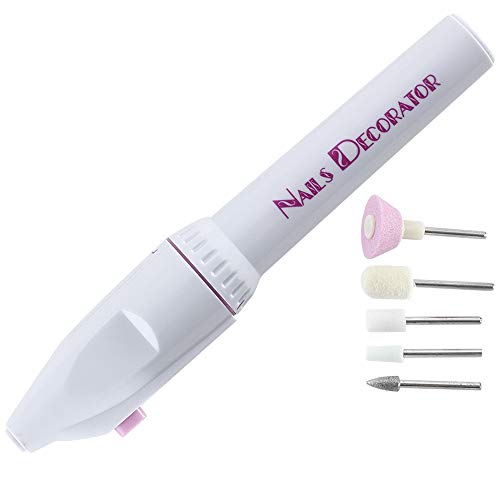Professional 5-in-1 Electric Manicure & Pedicure Kit - YFS Nail Drill File Grinder with Callus Remover, Buffer & Polisher - Perfect for At-Home Nail Care, Salon-Quality Grooming & DIY Beauty Treatments