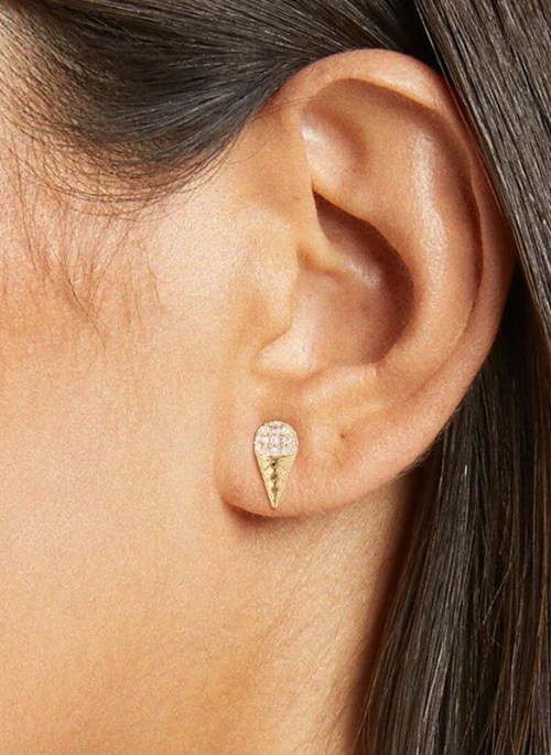 Trendy Ice Cream Stud Earrings for Women - Cute Summer Fashion Jewelry - Perfect for Parties, Gifts & Everyday Wear