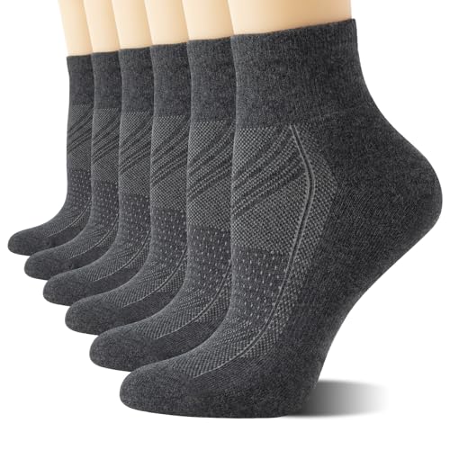 6 Pair Dark Grey