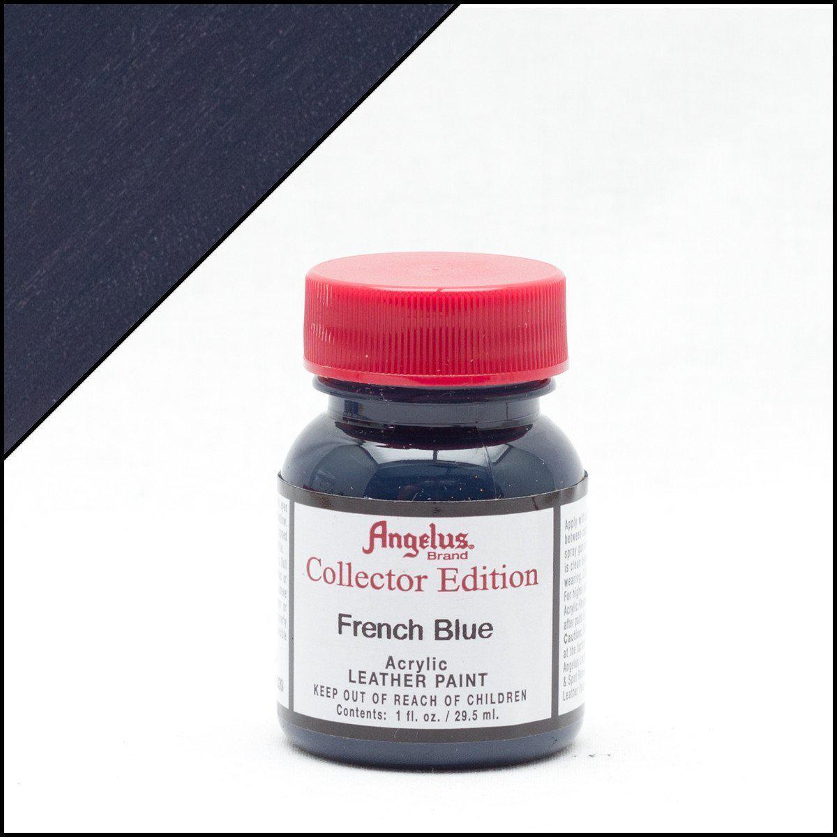 Angelus French Blue Leather Paint for Shoes, Bags & DIY Projects – Premium Collectors Edition for Leather Crafting & Restoration