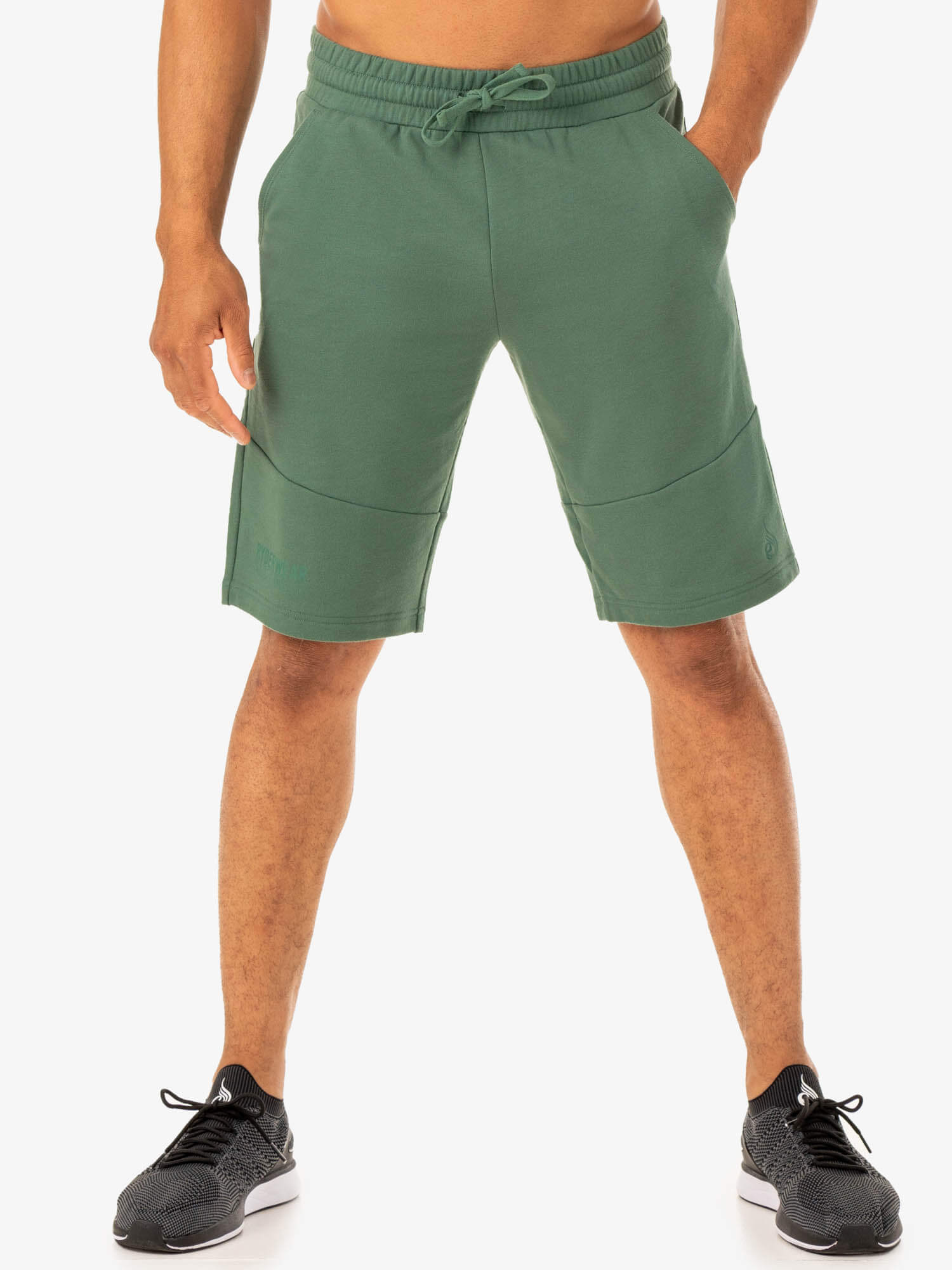 Limitless Track Shorts for Men - Breathable Running Shorts with Pockets - Forest Green - Perfect for Gym, Jogging & Outdoor Workouts