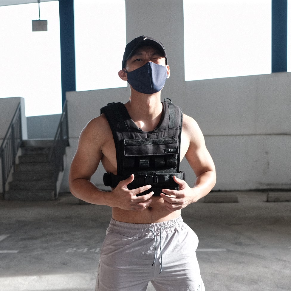37lb Weighted Vest for Men & Women - Adjustable Gravel Filled Exercise Vest for CrossFit, Running, Strength Training & Workouts - Fitness Training Gear for Home Gym & Outdoor Workouts