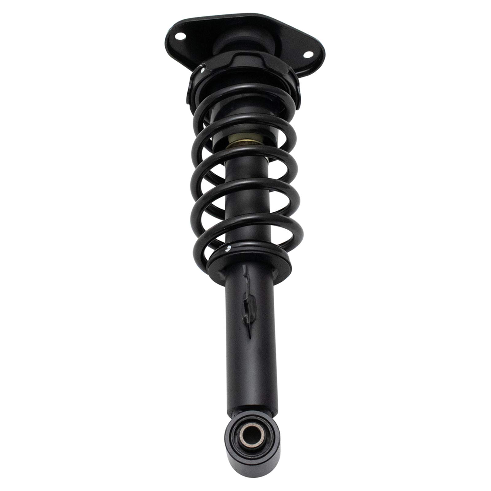 TRQ Rear Left Shock and Spring Strut Assembly - Compatible with 2002-2006 Mini Cooper (Driver Side) | Replacement Suspension Part for Smoother Ride & Better Handling | Perfect for City Driving and Road Trips