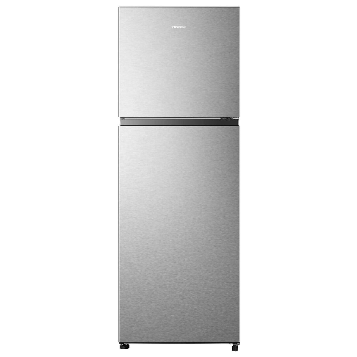 Hisense 326L Top Mount Refrigerator Silver HRTF325S - Energy Efficient Freezer with Adjustable Shelves for Kitchen, Home, Office & Dorm Use