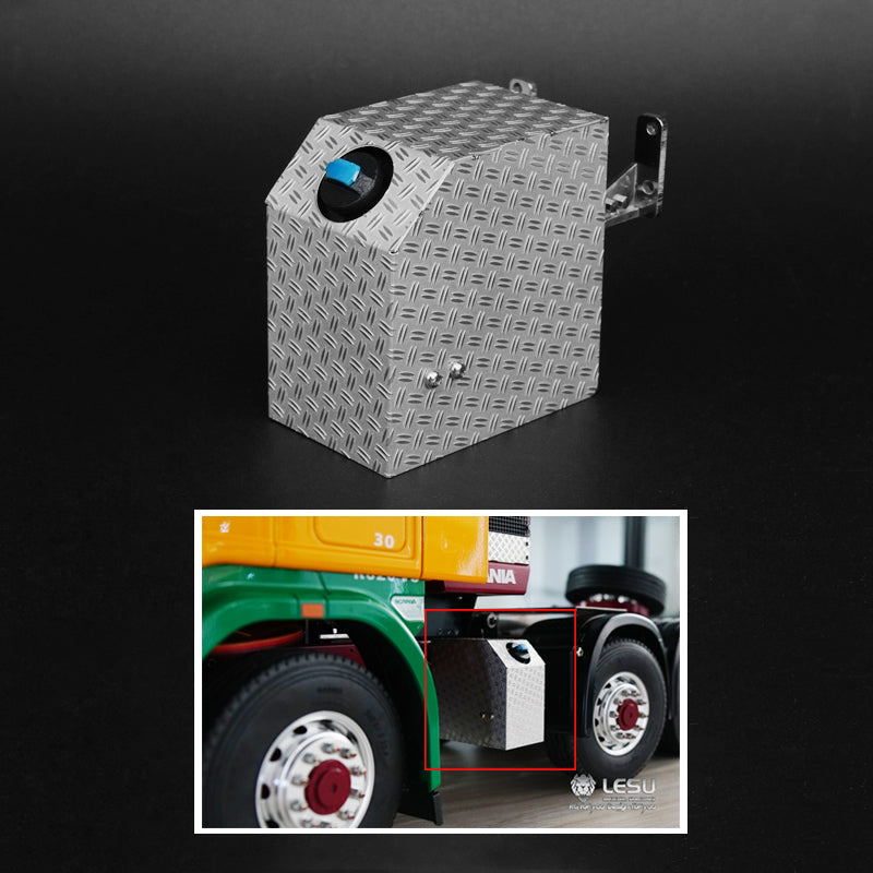Upgraded Plastic Water Tank Urea Tank for 1/14 Scale TAMIYA RC Tractor Truck Dumper DIY Model - Perfect for RC Vehicle Customization & Off-Road Simulation