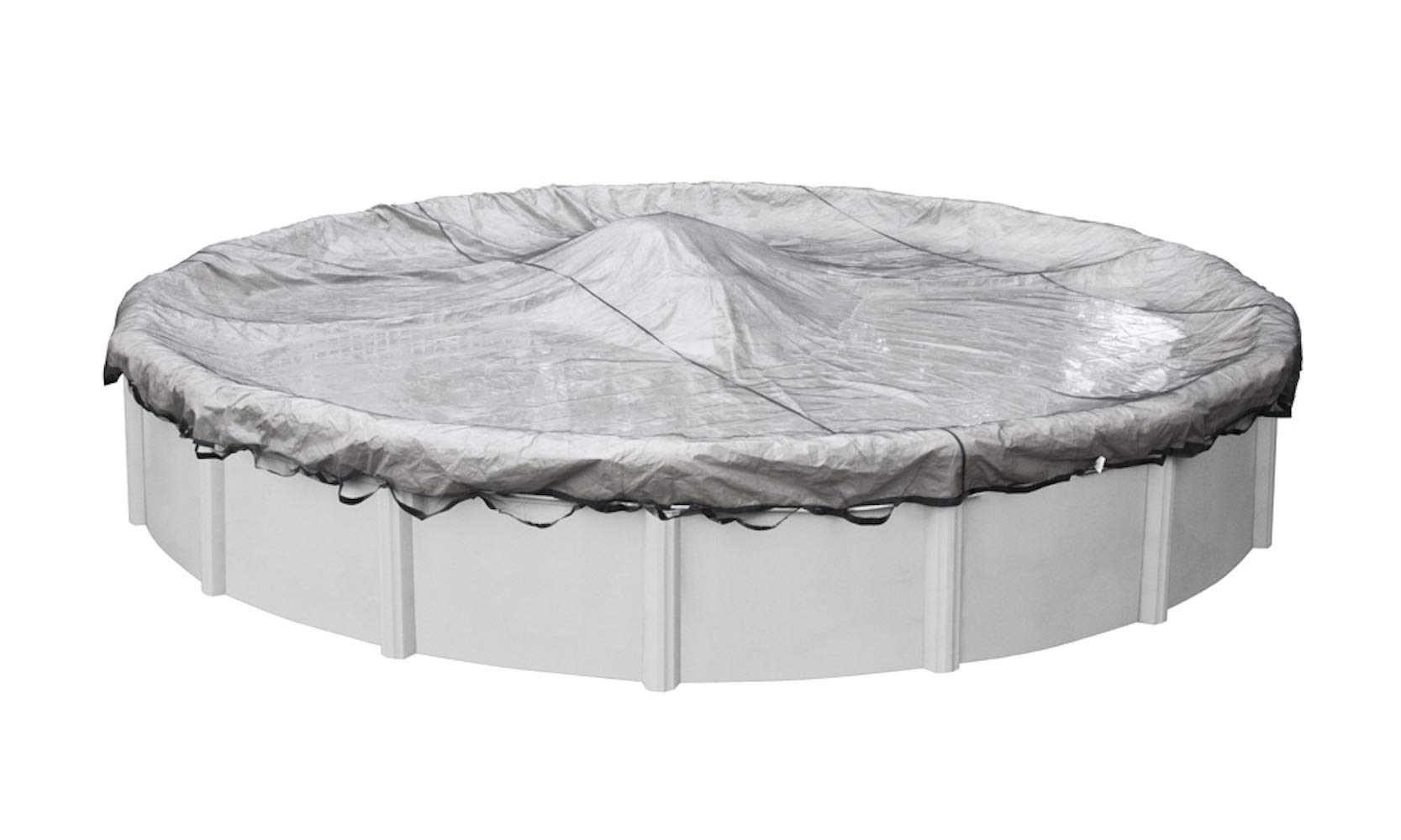 Robelle 4528 Premium 28-Foot Leaf Net for Round Above Ground Winter Pool Covers – Heavy Duty Mesh Protection for Inground & Outdoor Pools, Easy Installation, Durable Pool Accessories for Fall & Winter Season