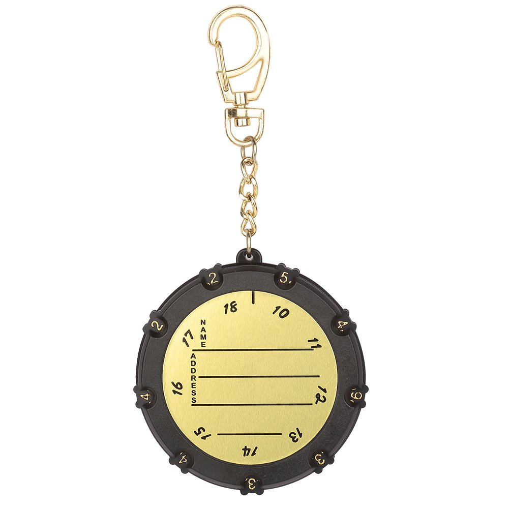 Golf Score Counter 18 Holes - Handheld Digital Clicker with Clip & Keychain - Golf Accessories for Tracking Scores on the Course | Perfect for Golfers, Coaches & Tournament Play