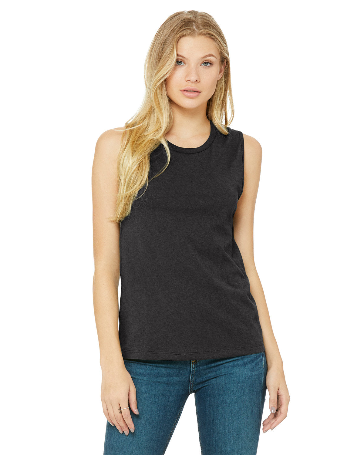 Bella + Canvas B6003 Women's Slim Fit Jersey Muscle Tank Top - Soft & Comfortable for Yoga, Gym, and Casual Wear