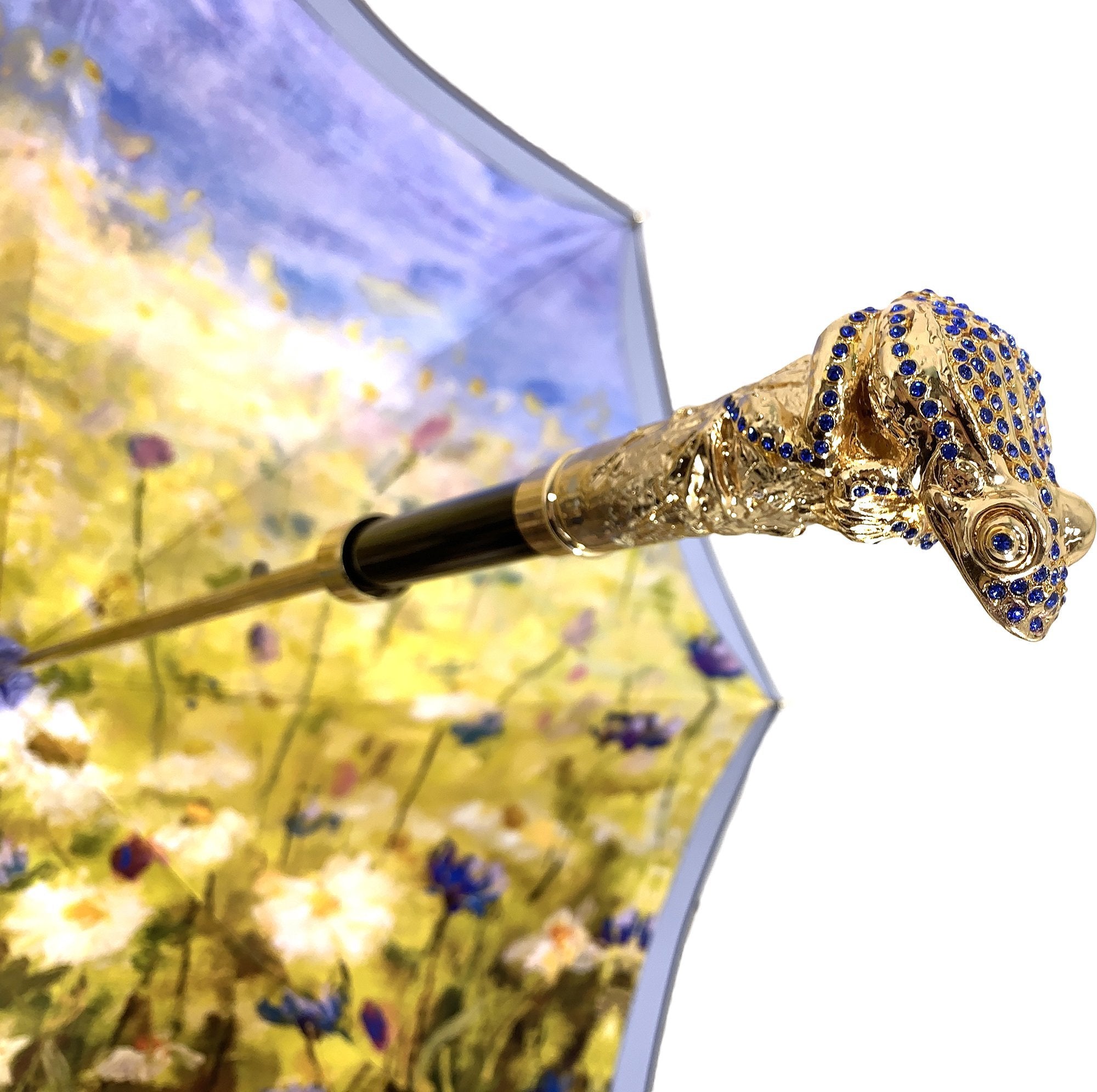 Stylish il Marchesato Frog Umbrella - Waterproof Compact Travel Umbrella with Unique Frog Design - Perfect for Rainy Days, Outdoor Adventures & Fashionable Protection