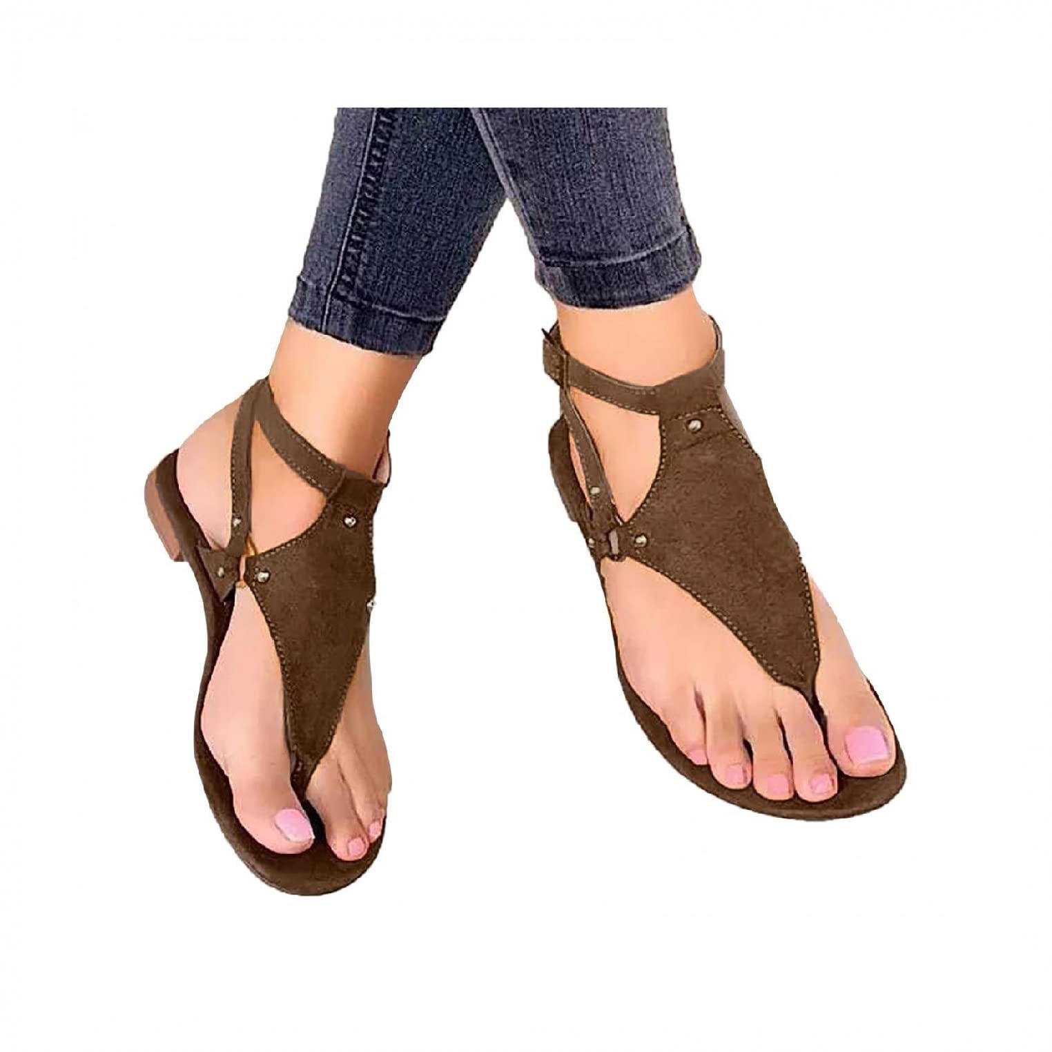 **Women's Comfortable Platform Sandals - Open Toe Dressy Summer Beach Flip Flops for Casual Outings & Vacations**
