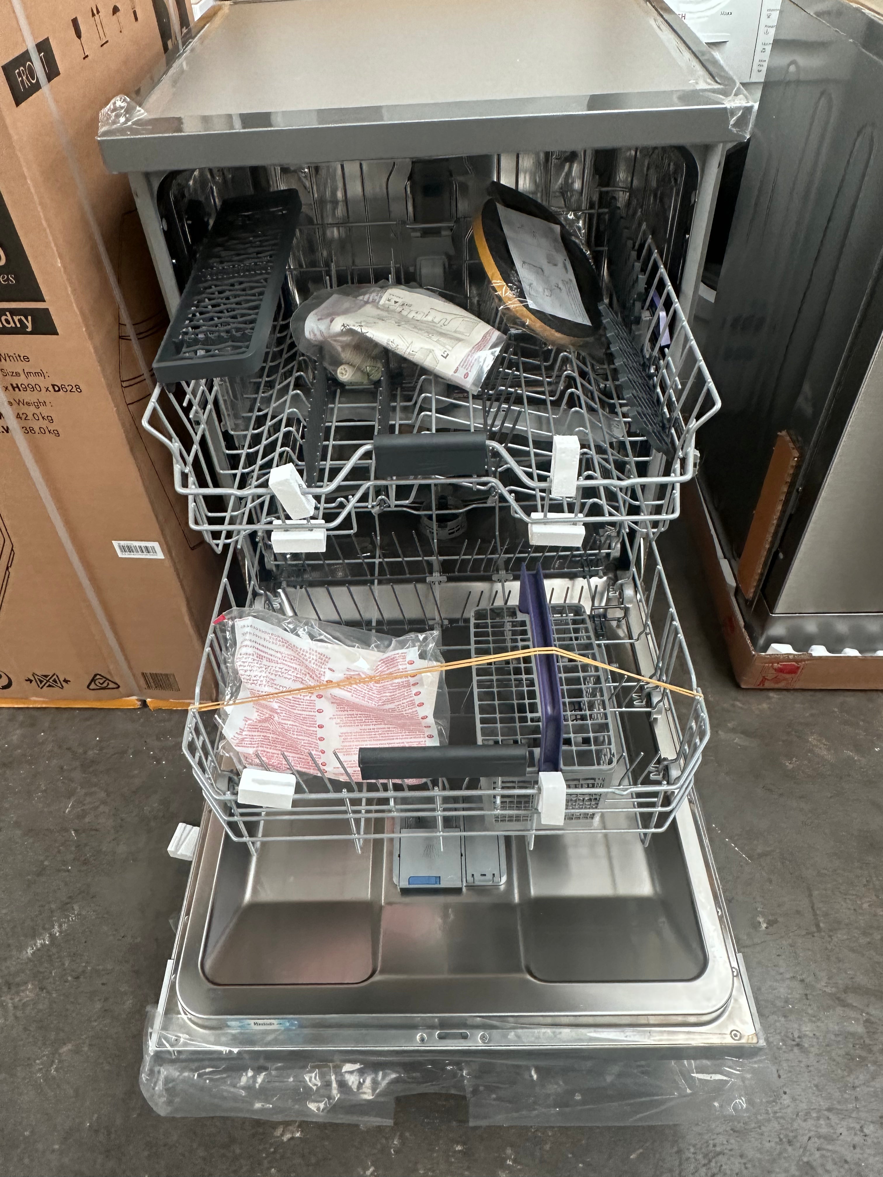 Beko BDF1410X Stainless Steel Dishwasher - European Made, Factory Refurbished | Perfect for Small Kitchens & Apartments