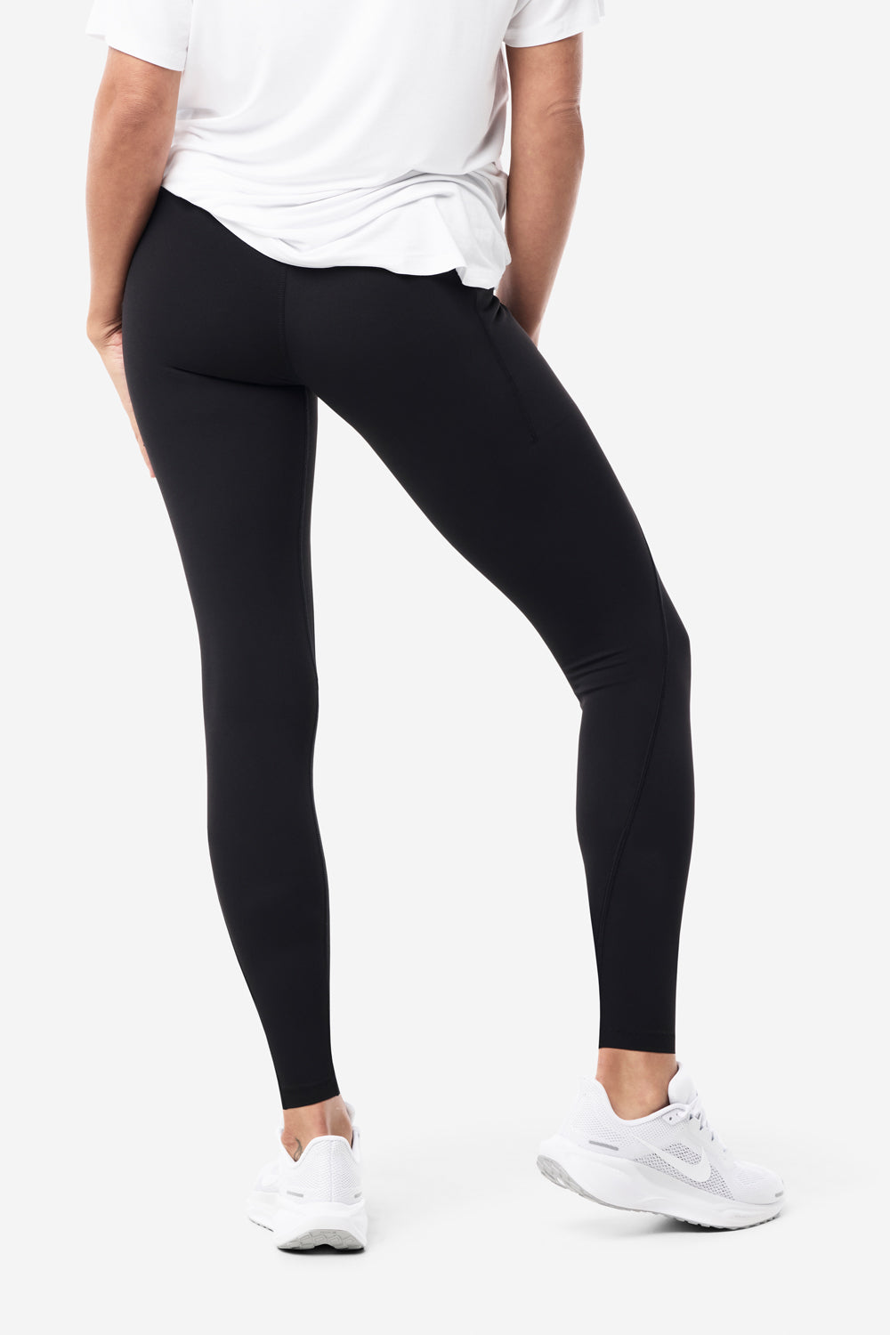 Core Pocket Base No Chafe Legging - Black | Anti-Chafing Workout Leggings for Women | Perfect for Running, Yoga & Gym