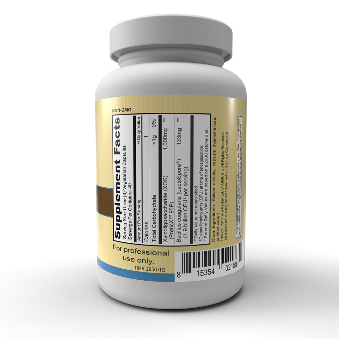 Pre+Probiotic Supplement - 120 Vegetarian Capsules for Gut Health & Digestion Support - Promotes Healthy Gut Microflora - Ideal for Daily Wellness & Immune System Boost